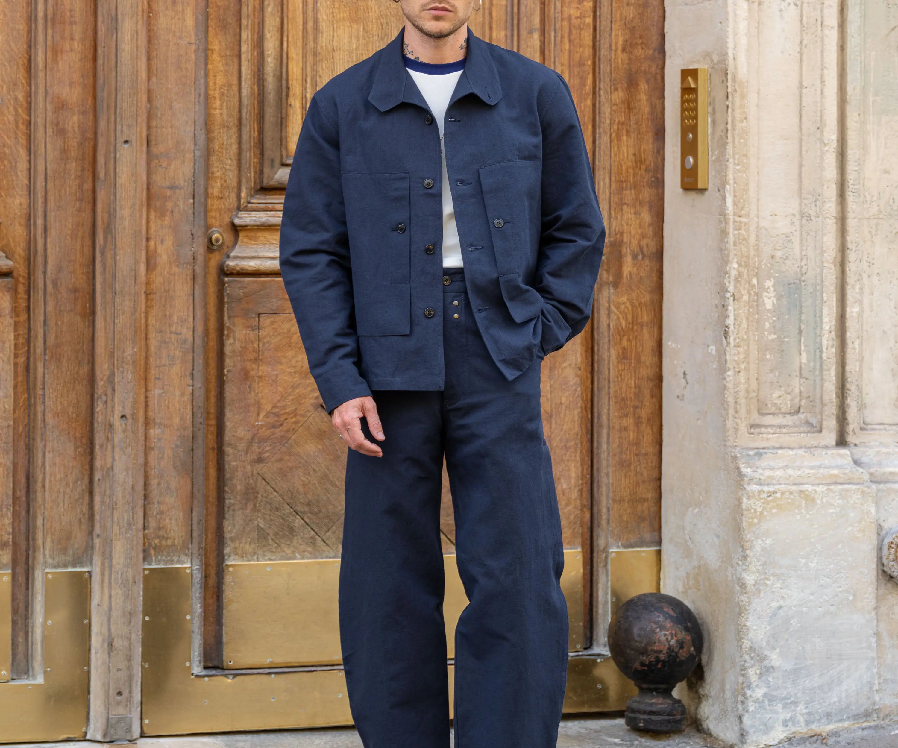 REWORK® ARTISAN PANTS Pants US28 / FR38 / NAVY - BRUT Clothing