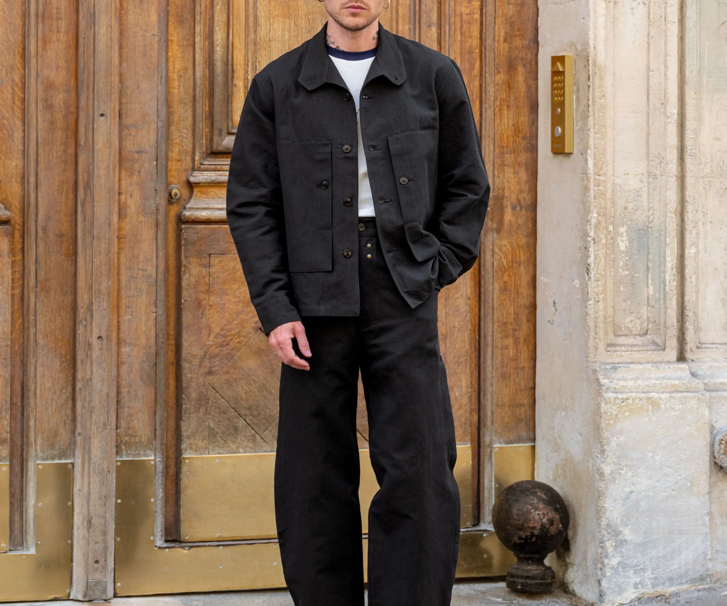 REWORK® ARTISAN PANTS Pants US28 / FR38 / BLACK - BRUT Clothing