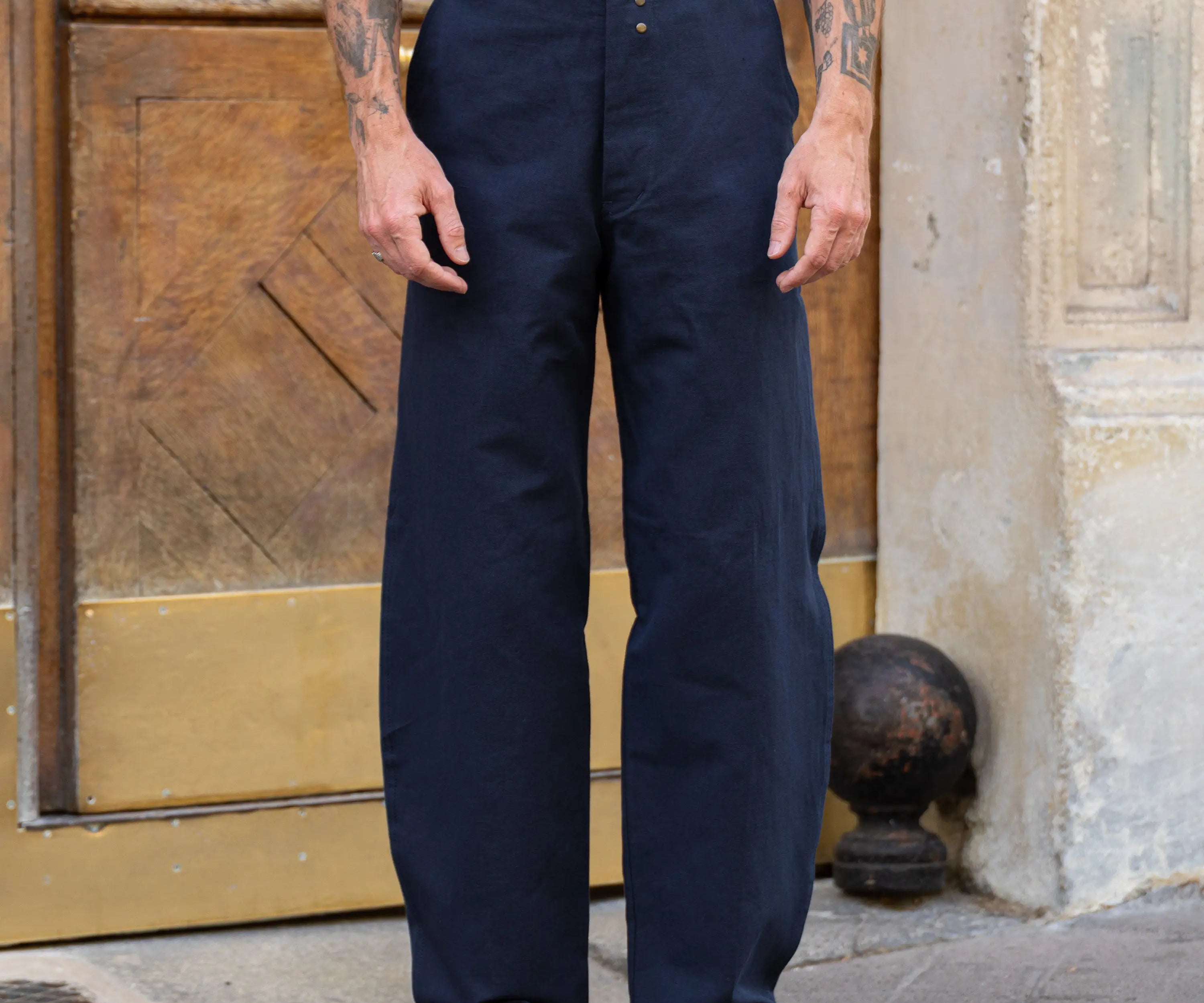REWORK® ARTISAN PANTS Pants US28 / FR38 / NAVY - BRUT Clothing