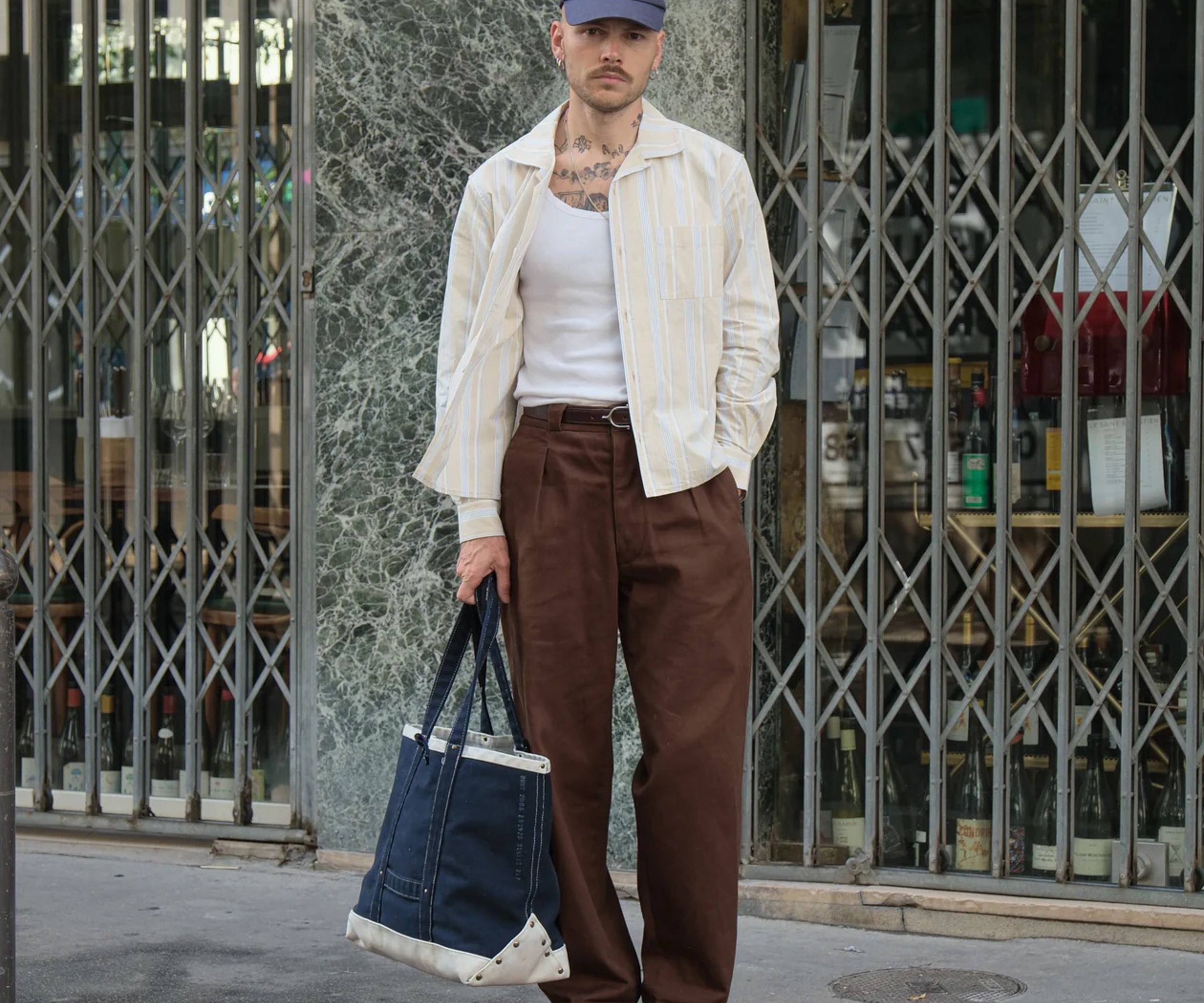 THE ELEPHANT PANTS Taille US 26 / FR 36 / MARRON, TISSU ÉPAIS - BRUT Clothing