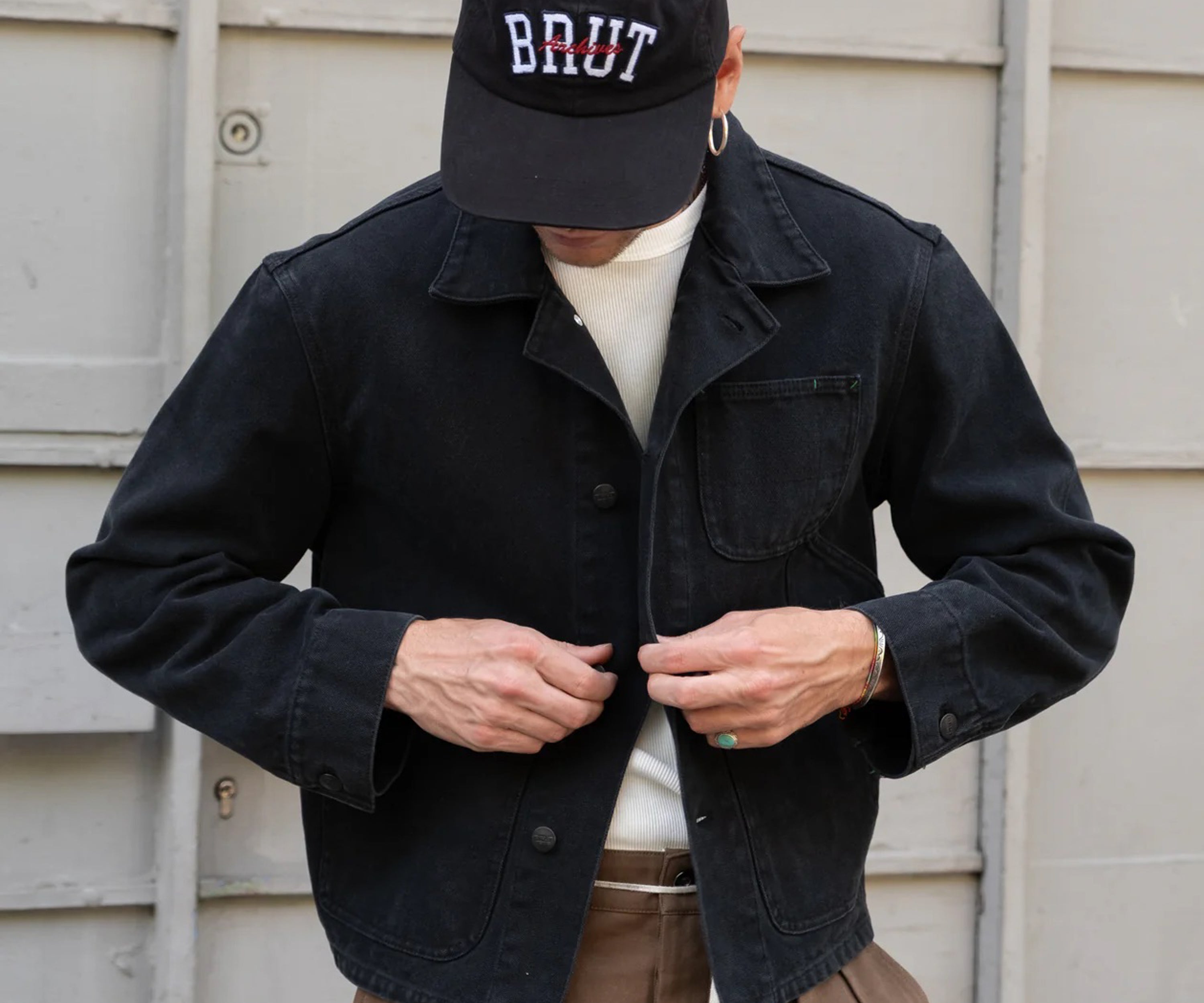 BRUT UNIVERSITY CAP Hats and Caps BLACK - BRUT Clothing