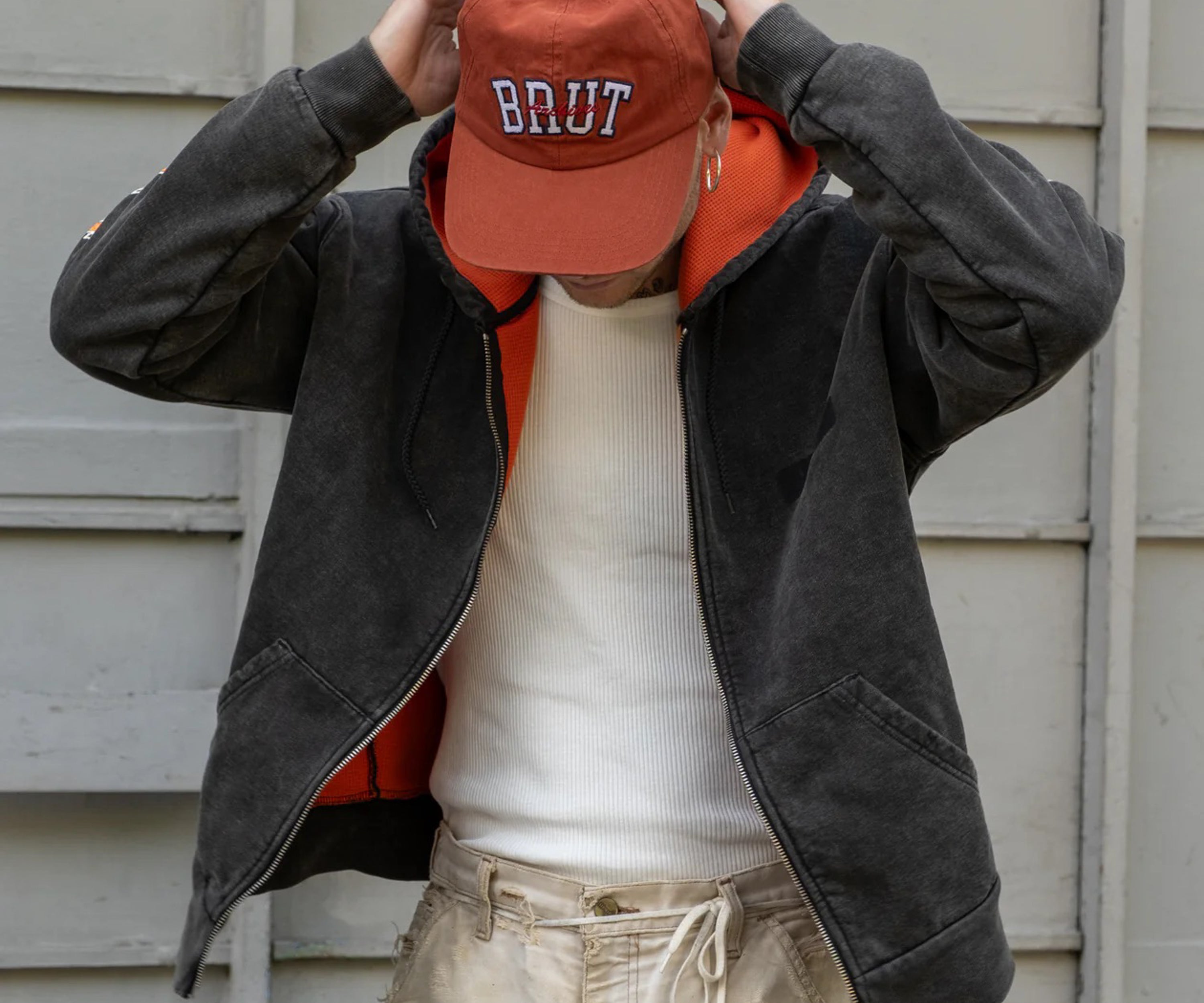 BRUT UNIVERSITY CAP Hats and Caps BRICK - BRUT Clothing