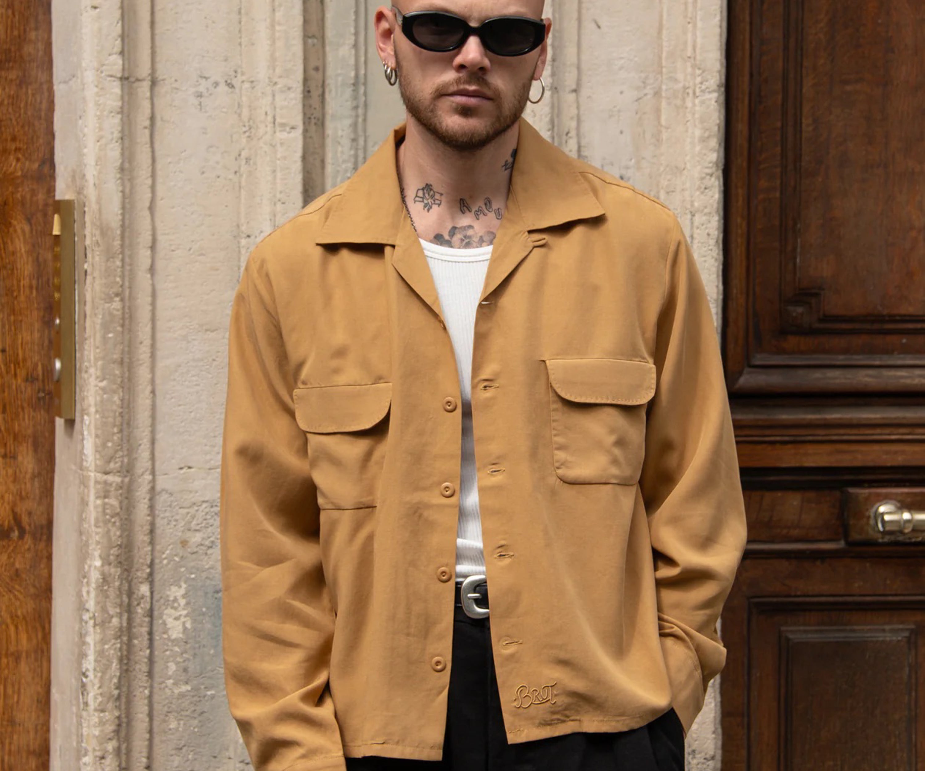 LA BELLE CHEMISE Shirts X-SMALL / GOLD - BRUT Clothing