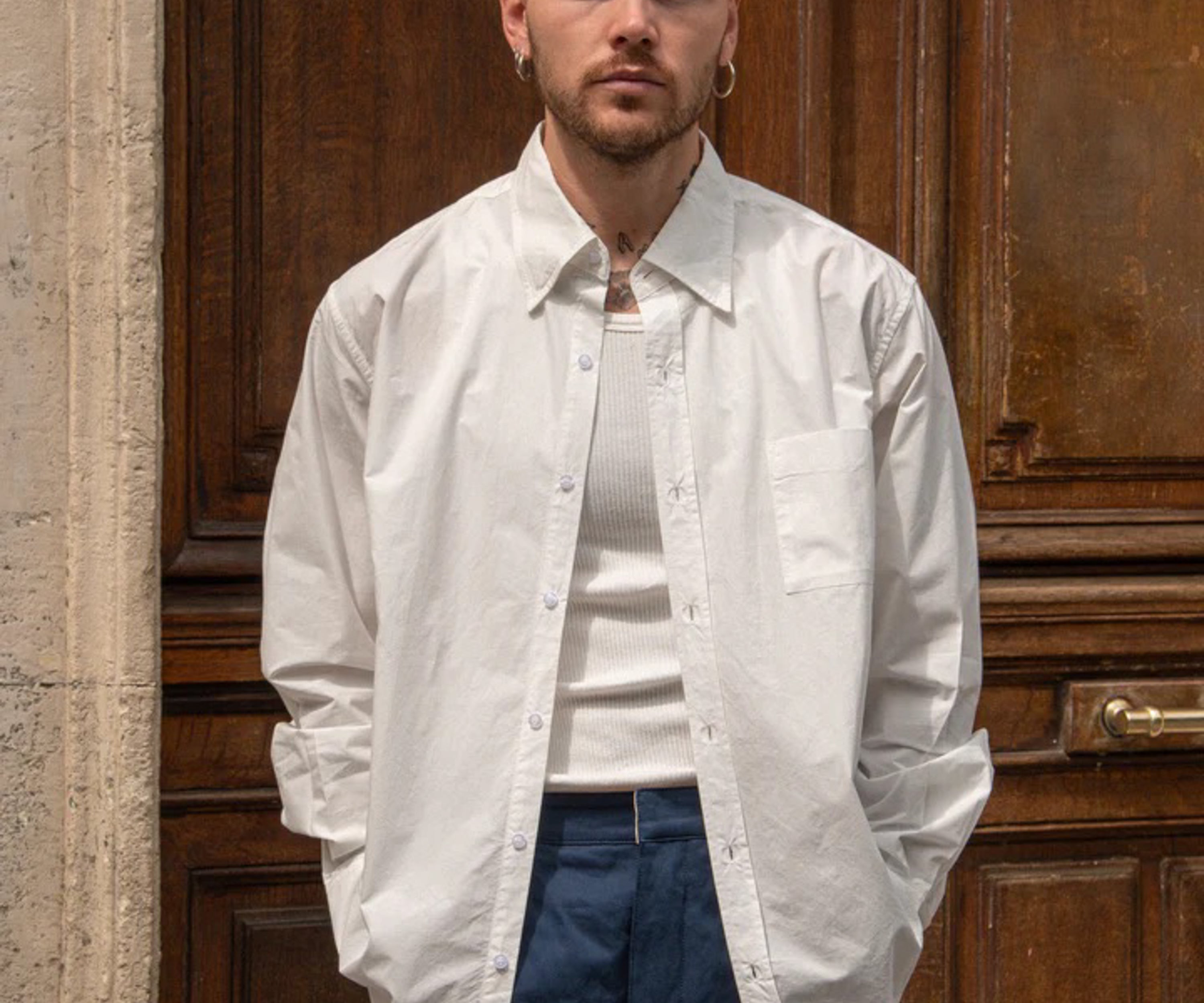 THE BEST POPLIN SHIRT  Chemises XS / BLANCHE - BRUT Clothing