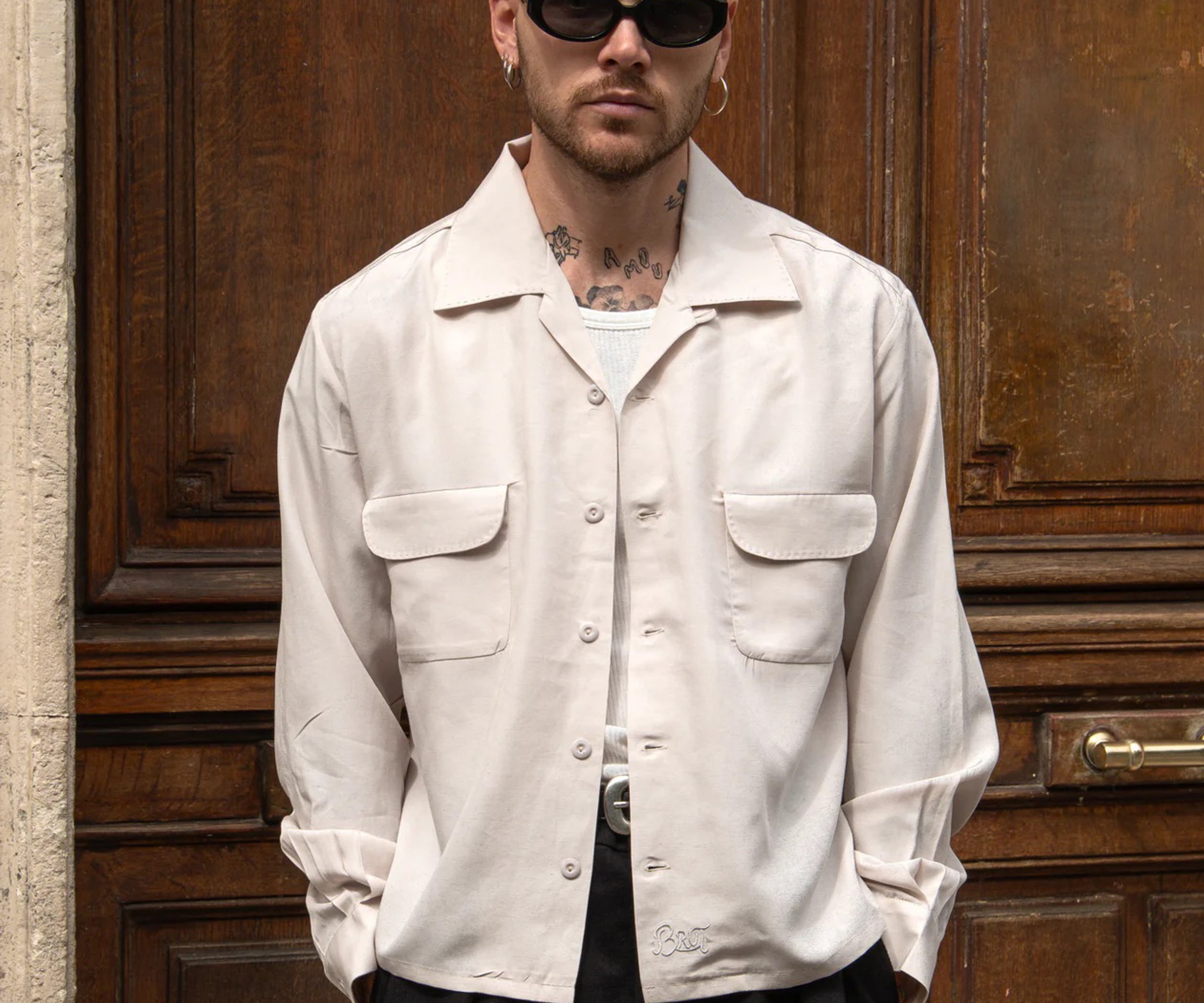 LA BELLE CHEMISE Chemises X-SMALL / ÉCRU - BRUT Clothing