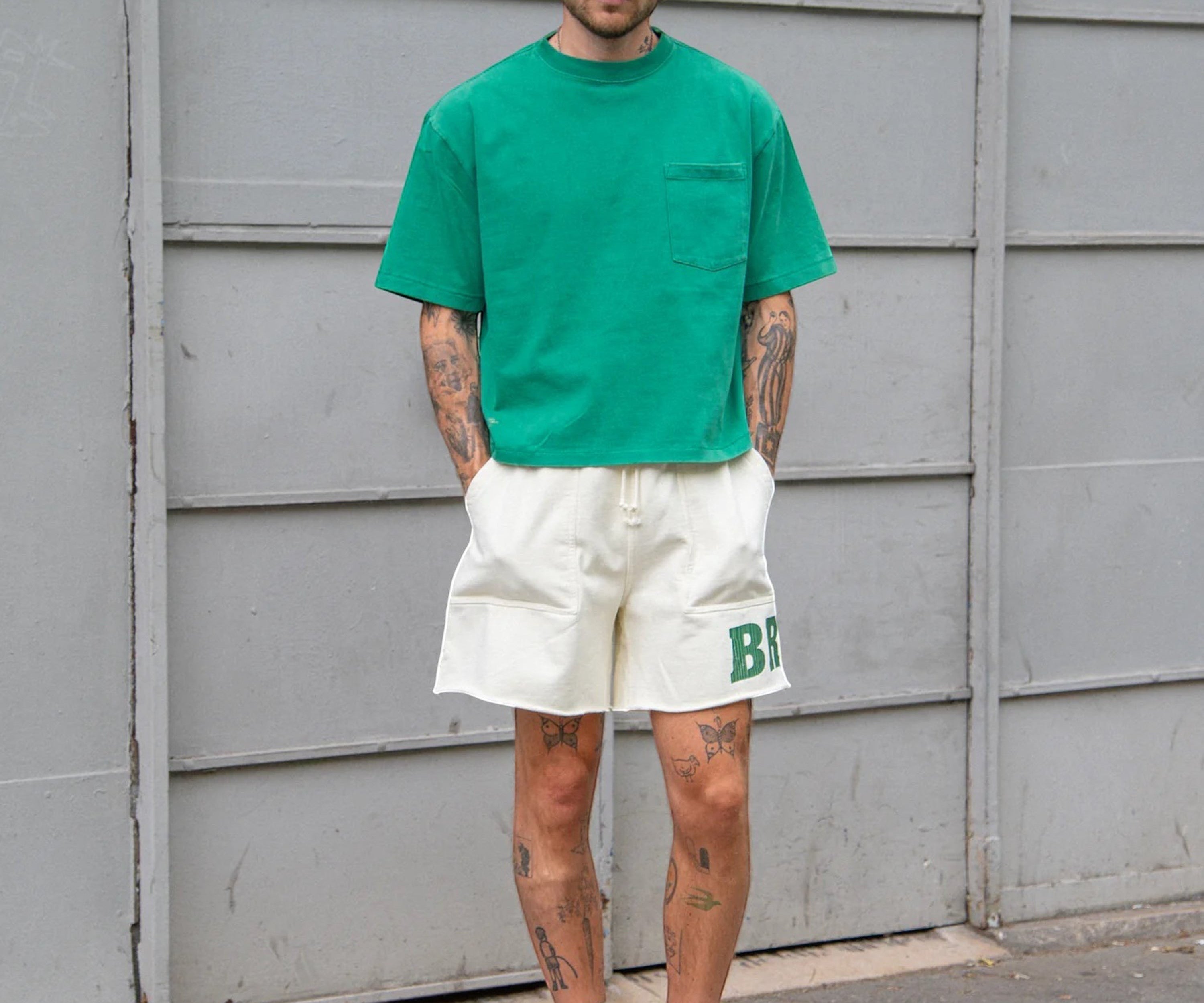 THE FATIGUE JERSEY SHORT Taille S / ÉCRU - BRUT Clothing