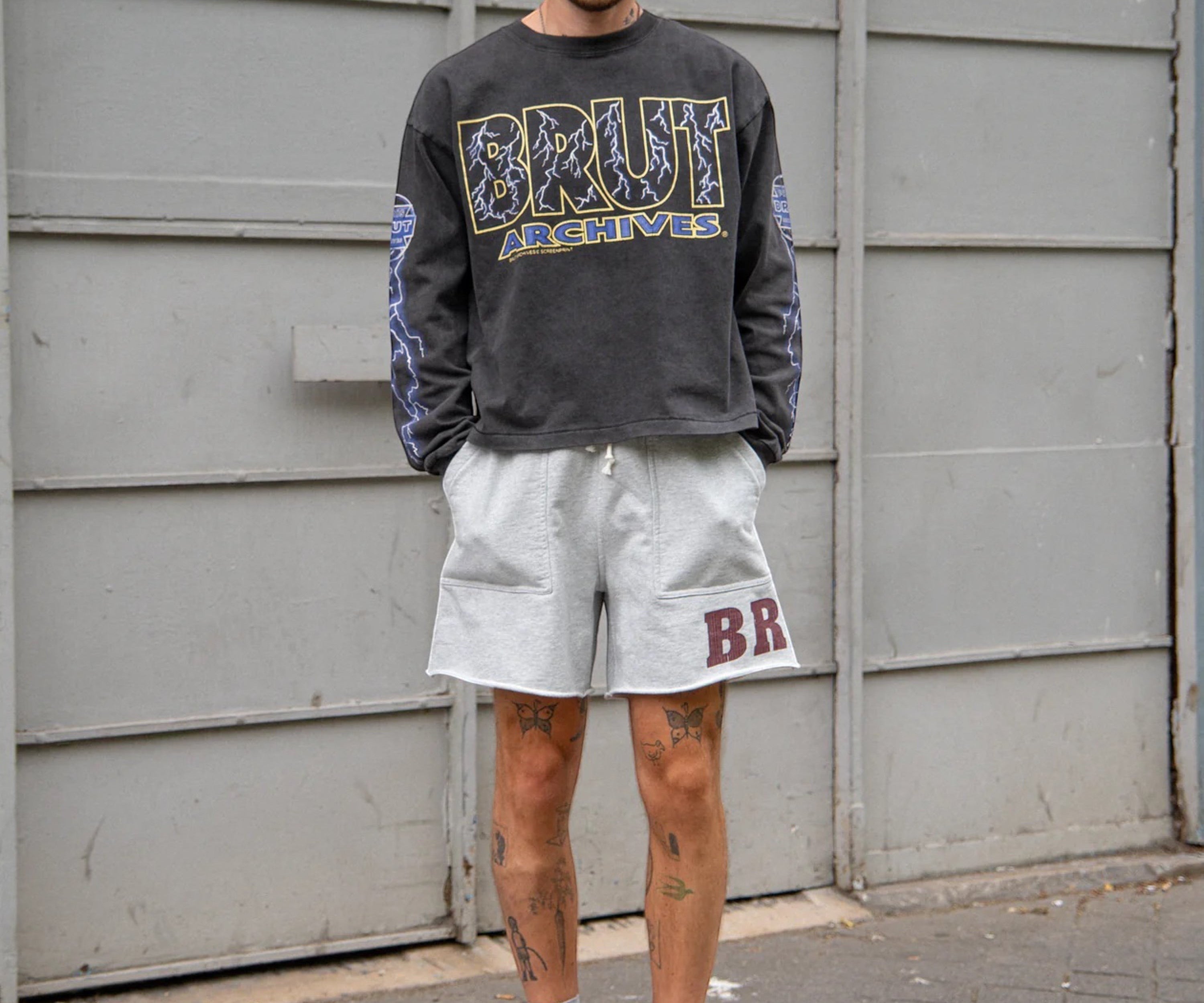THE FATIGUE JERSEY SHORT Short S / HEATER GREY - BRUT Clothing