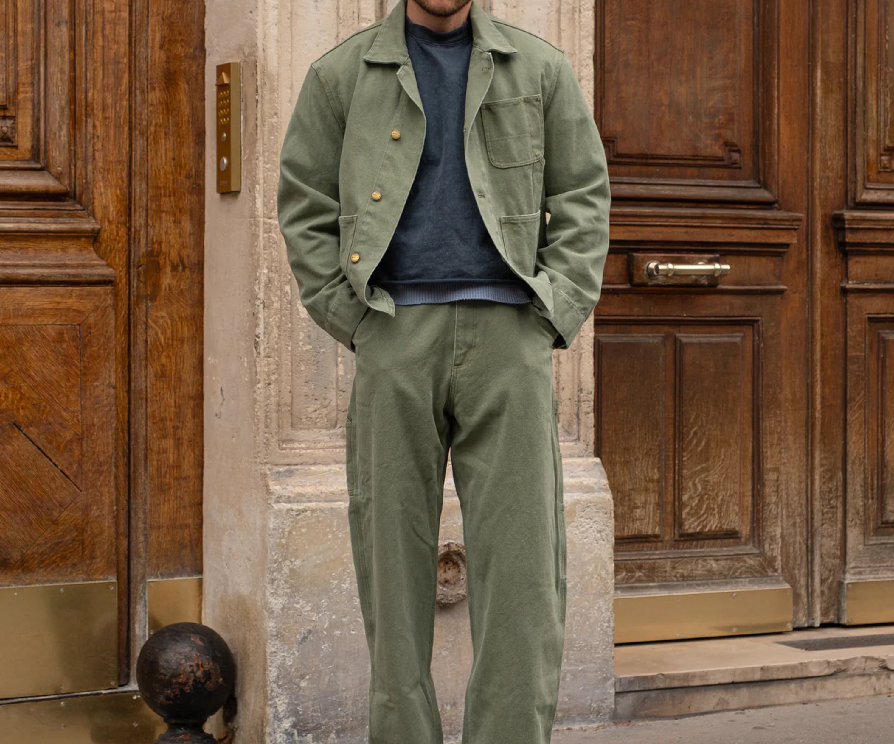 THE TOOLS PANTS Taille US 26 / FR 36 / VERT OLIVE - BRUT Clothing