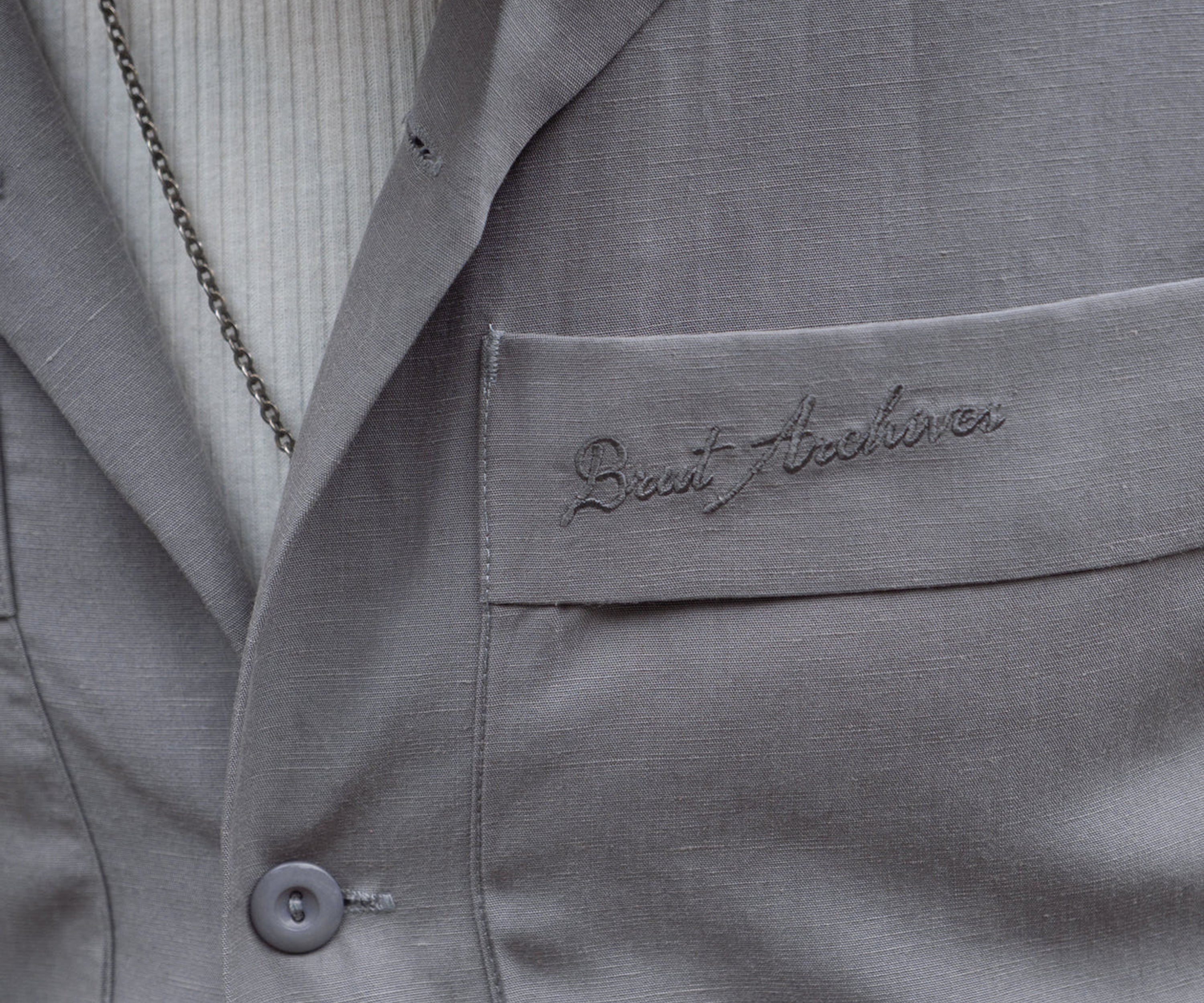 LA GRANDE CHEMISE Chemises X-SMALL / GRIS - BRUT Clothing
