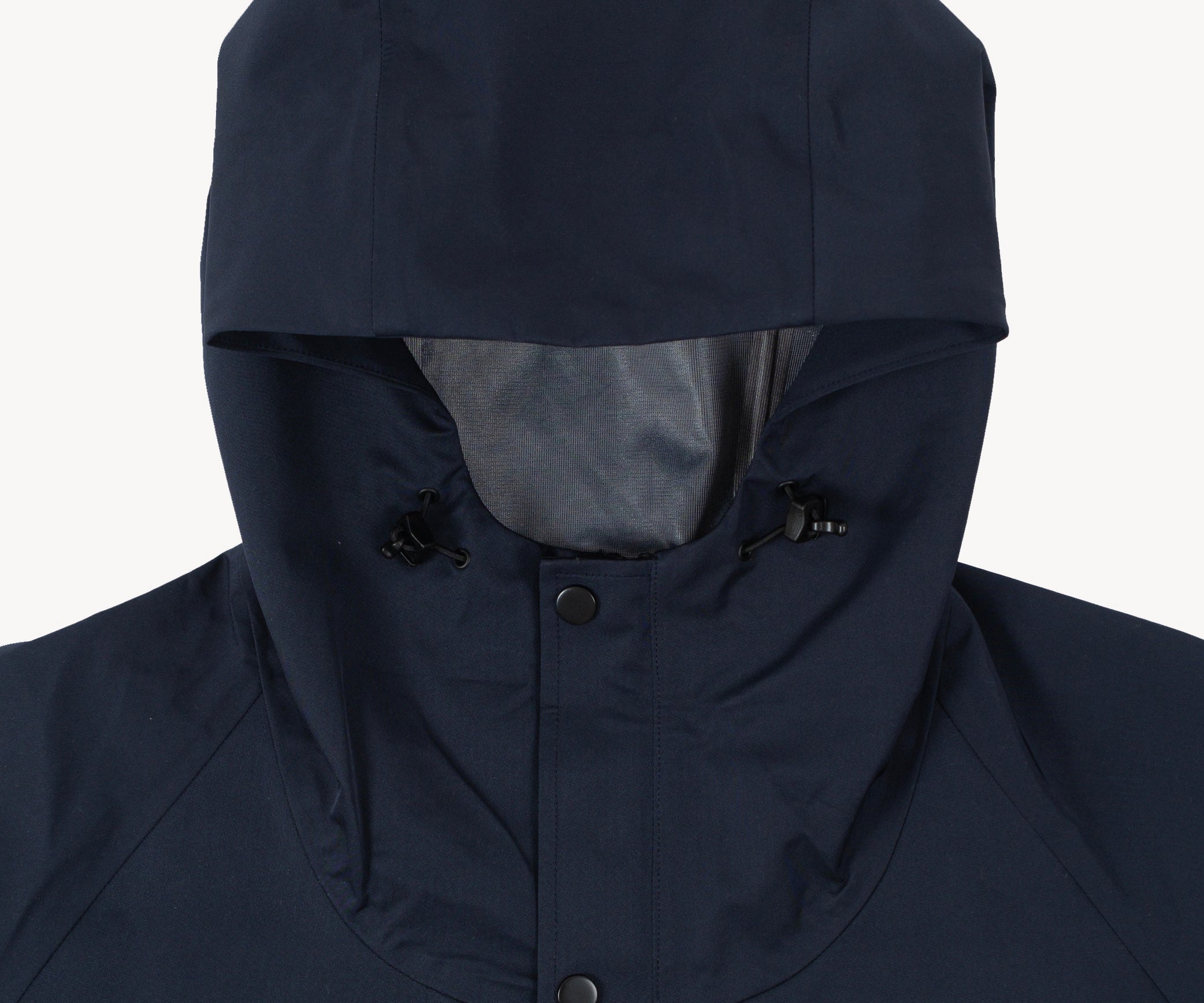 THE RAIN CROPPED JACKET Coats & Jackets X-SMALL / NAVY - BRUT Clothing