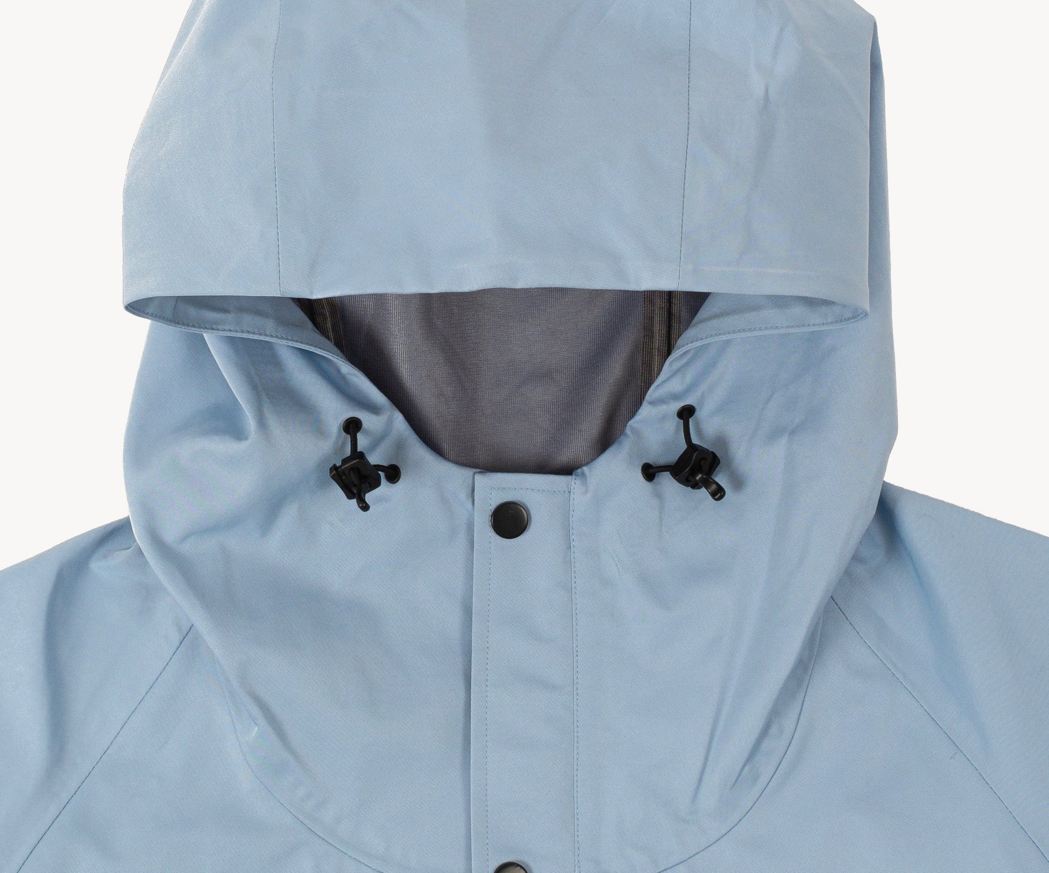 THE RAIN CROPPED JACKET Coats & Jackets X-SMALL / SKY BLUE - BRUT Clothing