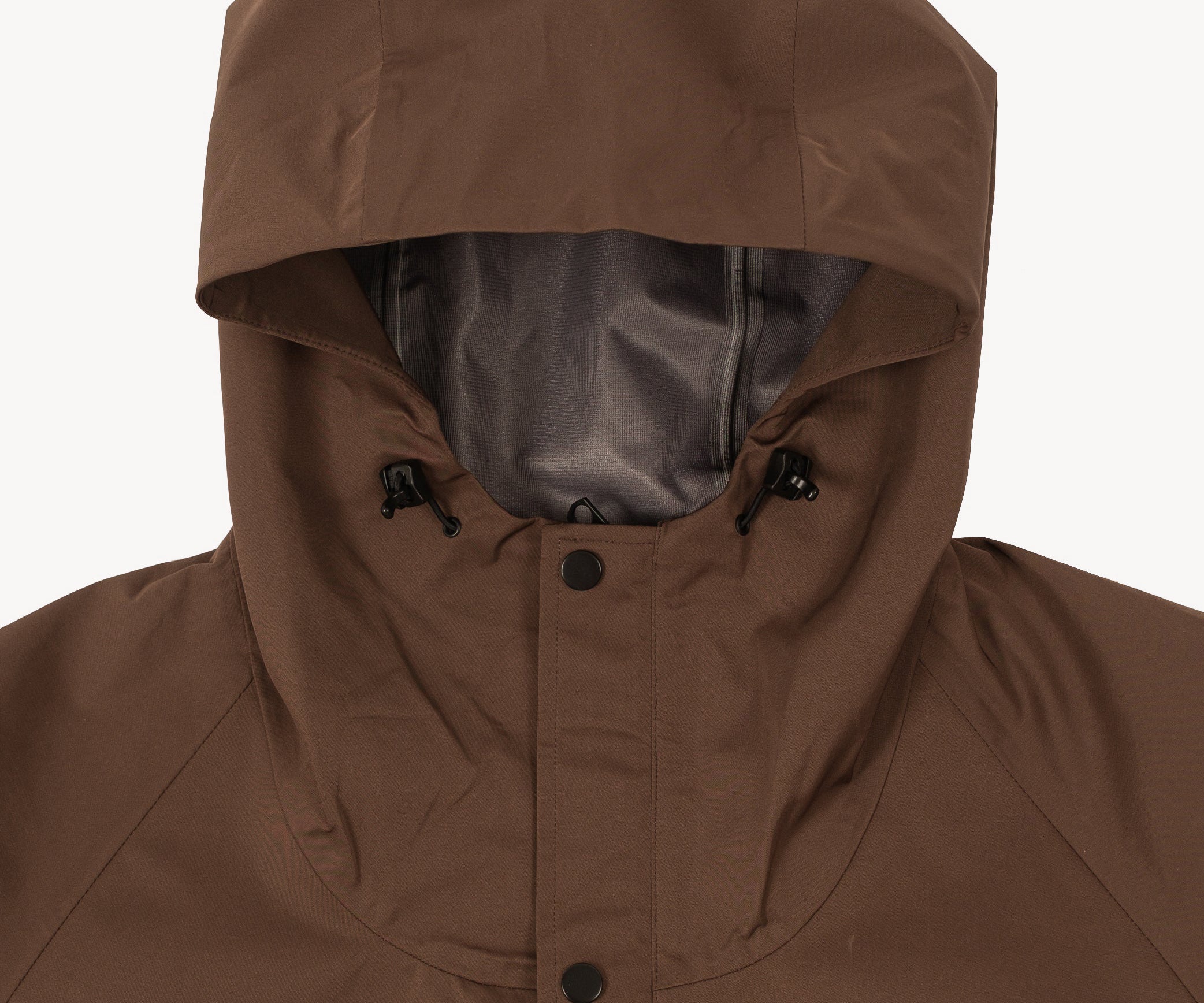 THE RAIN CROPPED JACKET Coats & Jackets X-SMALL / BROWN - BRUT Clothing