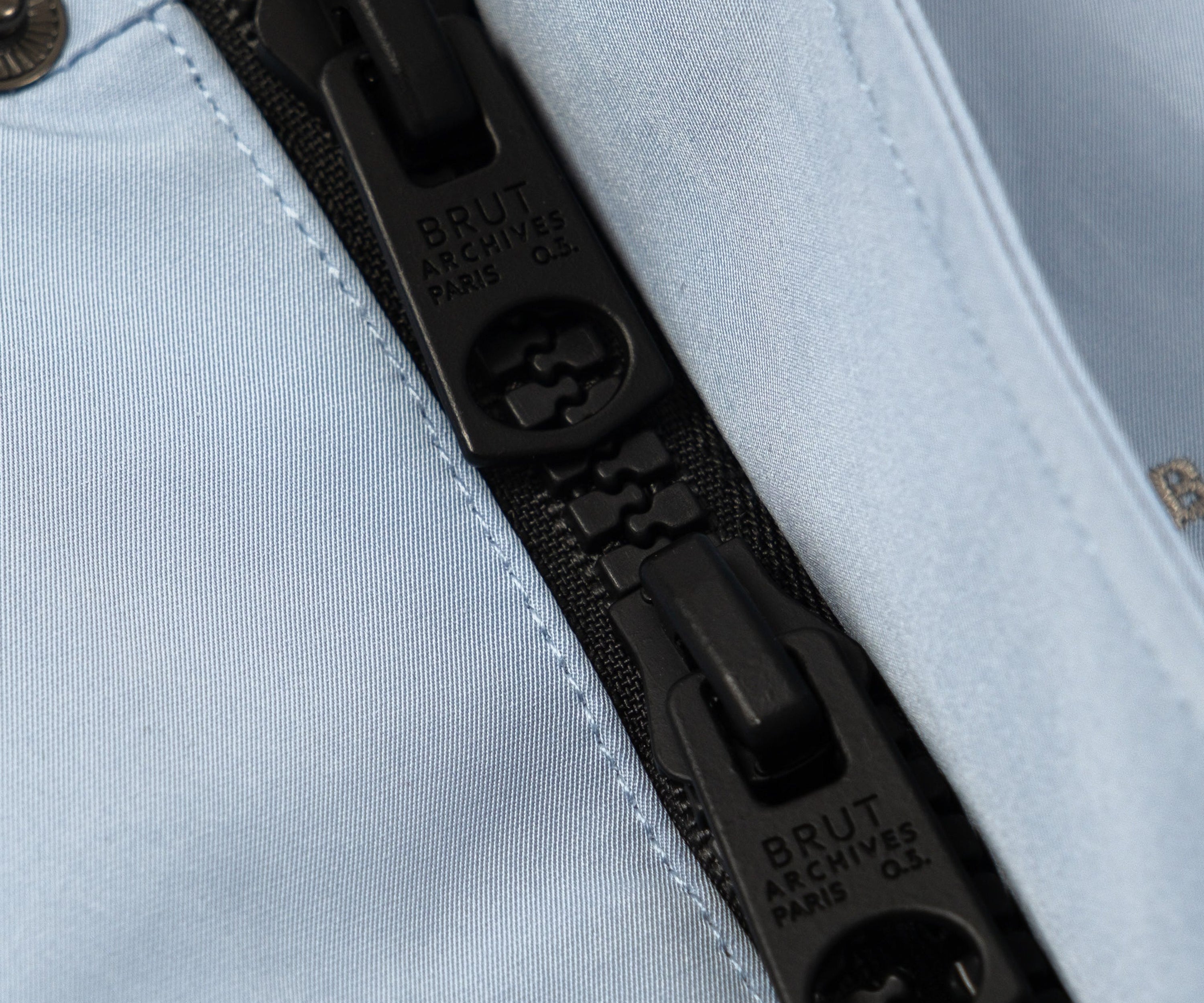 THE RAIN CROPPED JACKET Coats & Jackets X-SMALL / SKY BLUE - BRUT Clothing