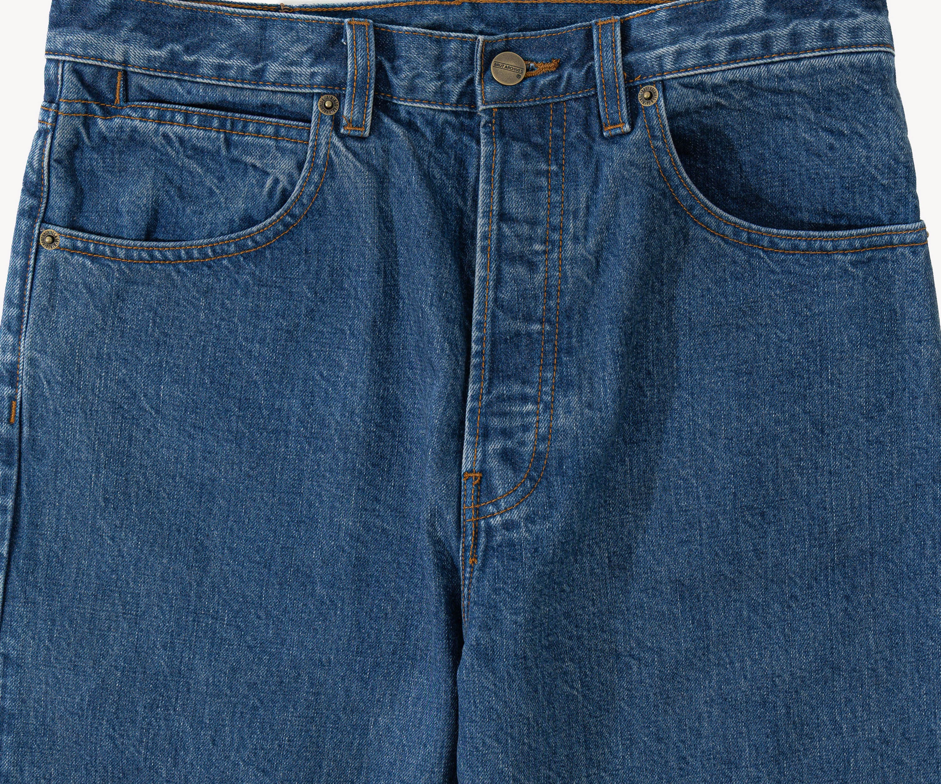 THE REGULAR DENIM Pants US26 / FR36 / MID BLUE - BRUT Clothing
