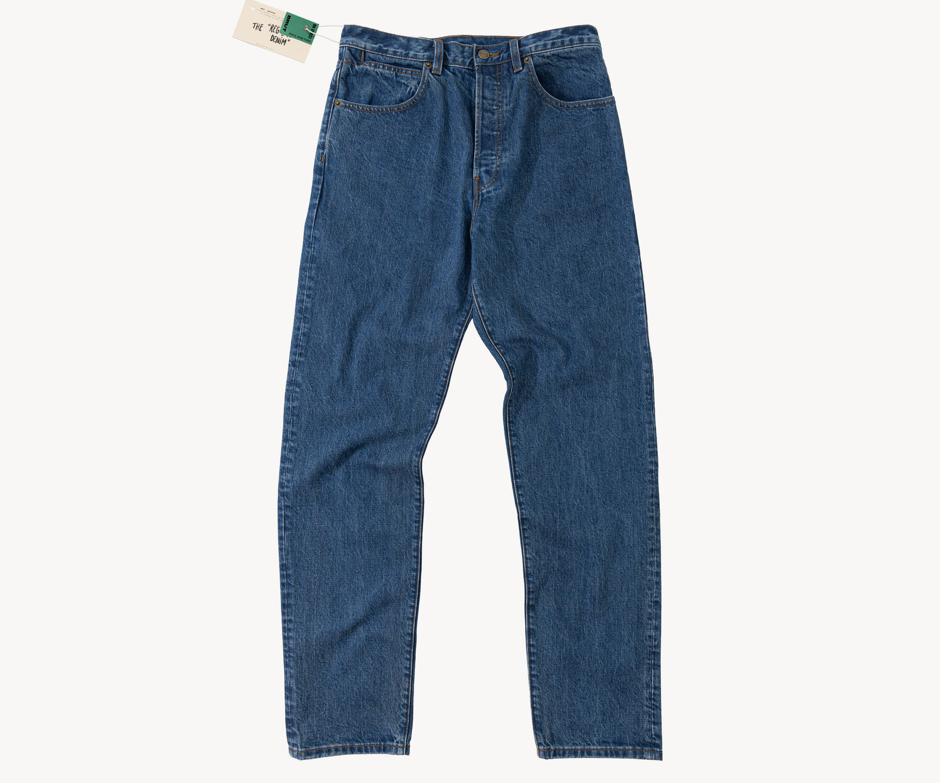 THE REGULAR DENIM Pants US26 / FR36 / MID BLUE - BRUT Clothing