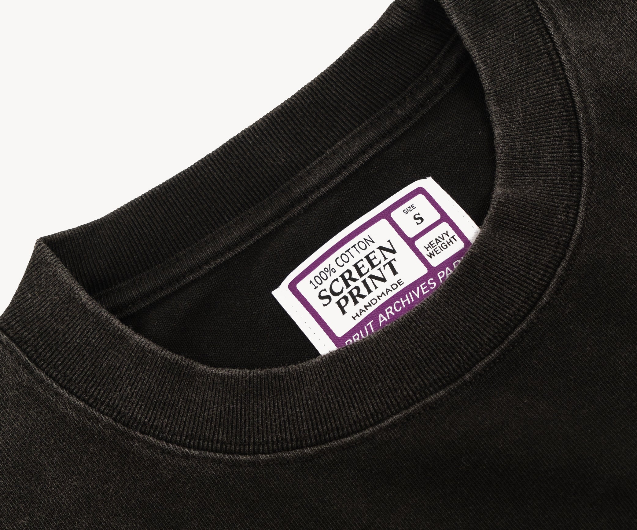 THE RESEARCH TEE T-Shirts X-SMALL / NOIR - BRUT Clothing