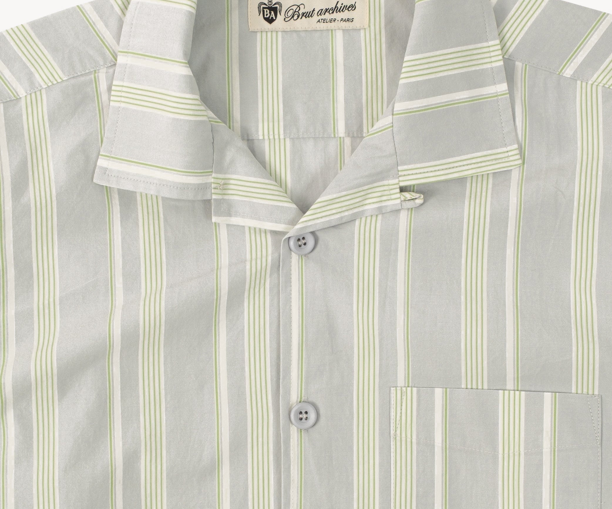 THE RETIREE SHIRT Chemises XS / GRIS - BRUT Clothing