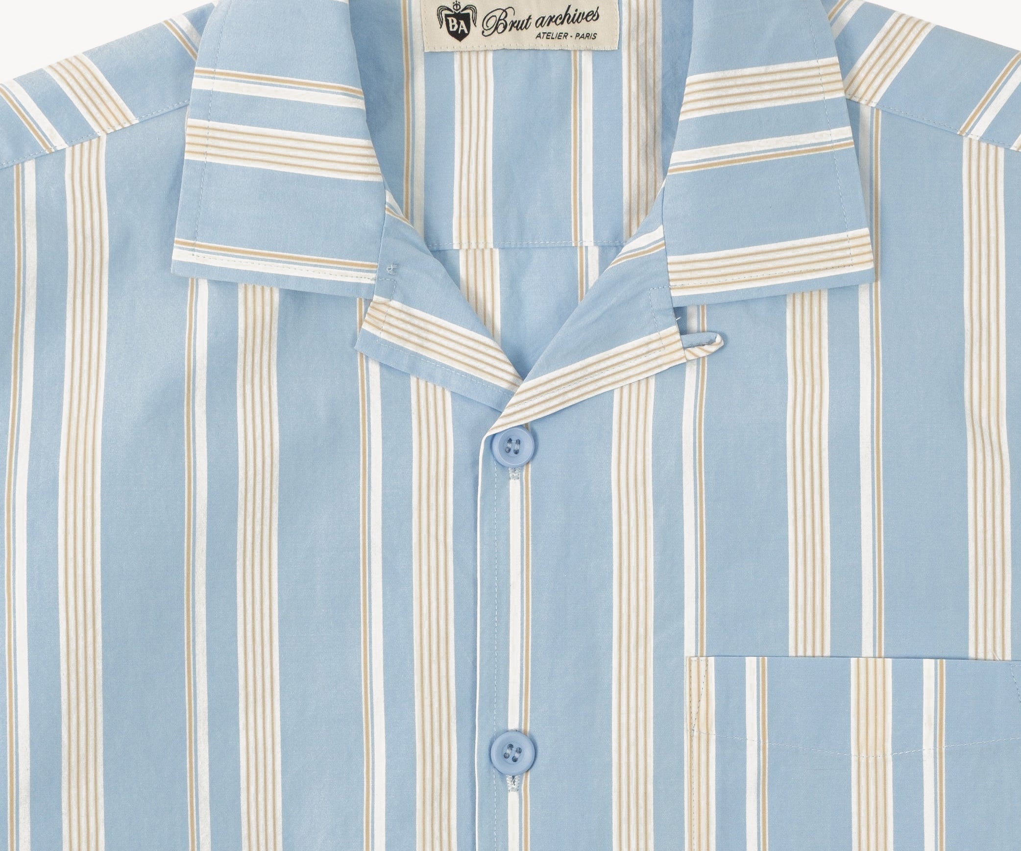 THE RETIREE SHIRT Chemises XS / BLEU BÉBÉ - BRUT Clothing