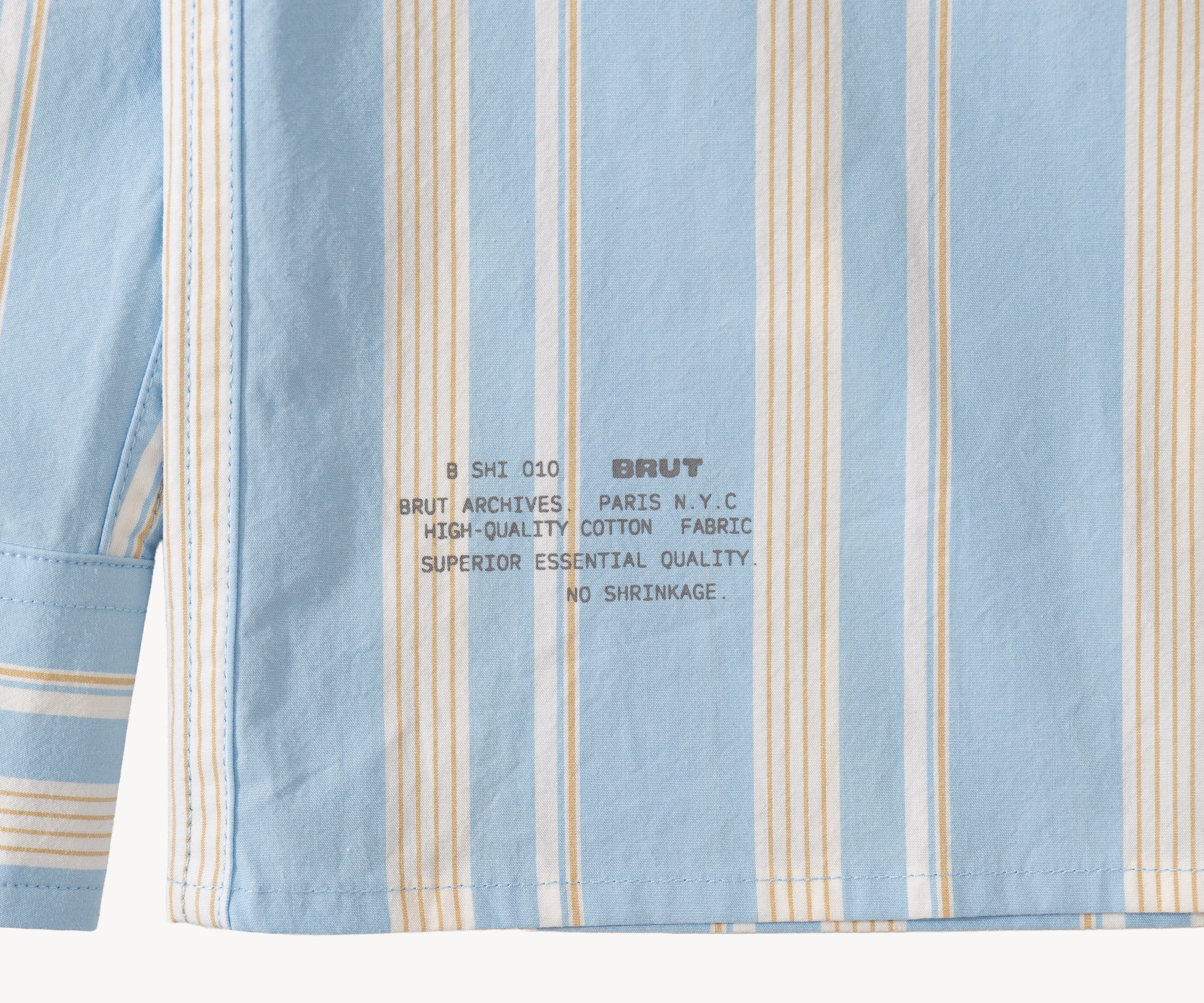 THE RETIREE SHIRT Chemises XS / BLEU BÉBÉ - BRUT Clothing