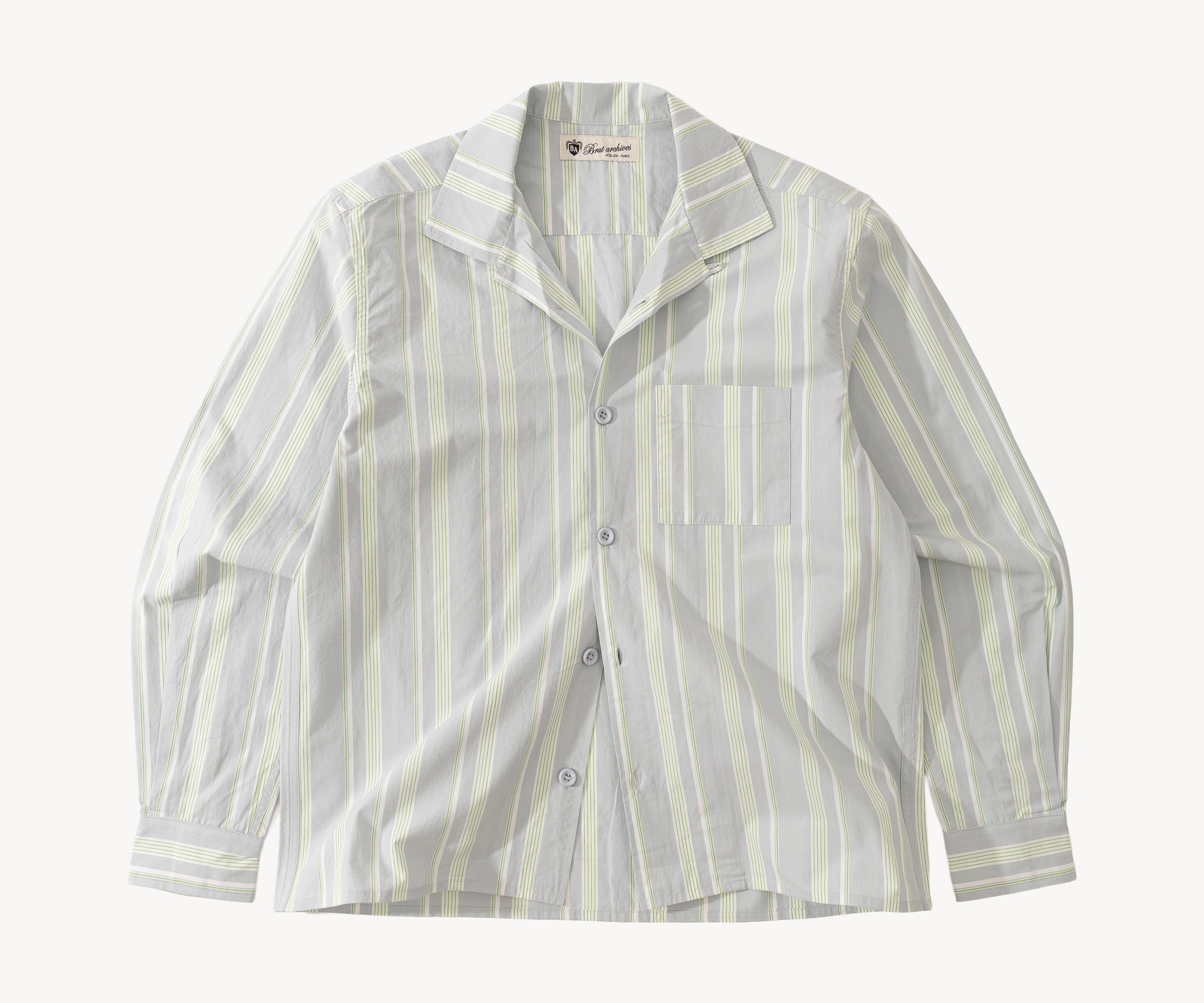 THE RETIREE SHIRT Chemises XS / GRIS - BRUT Clothing
