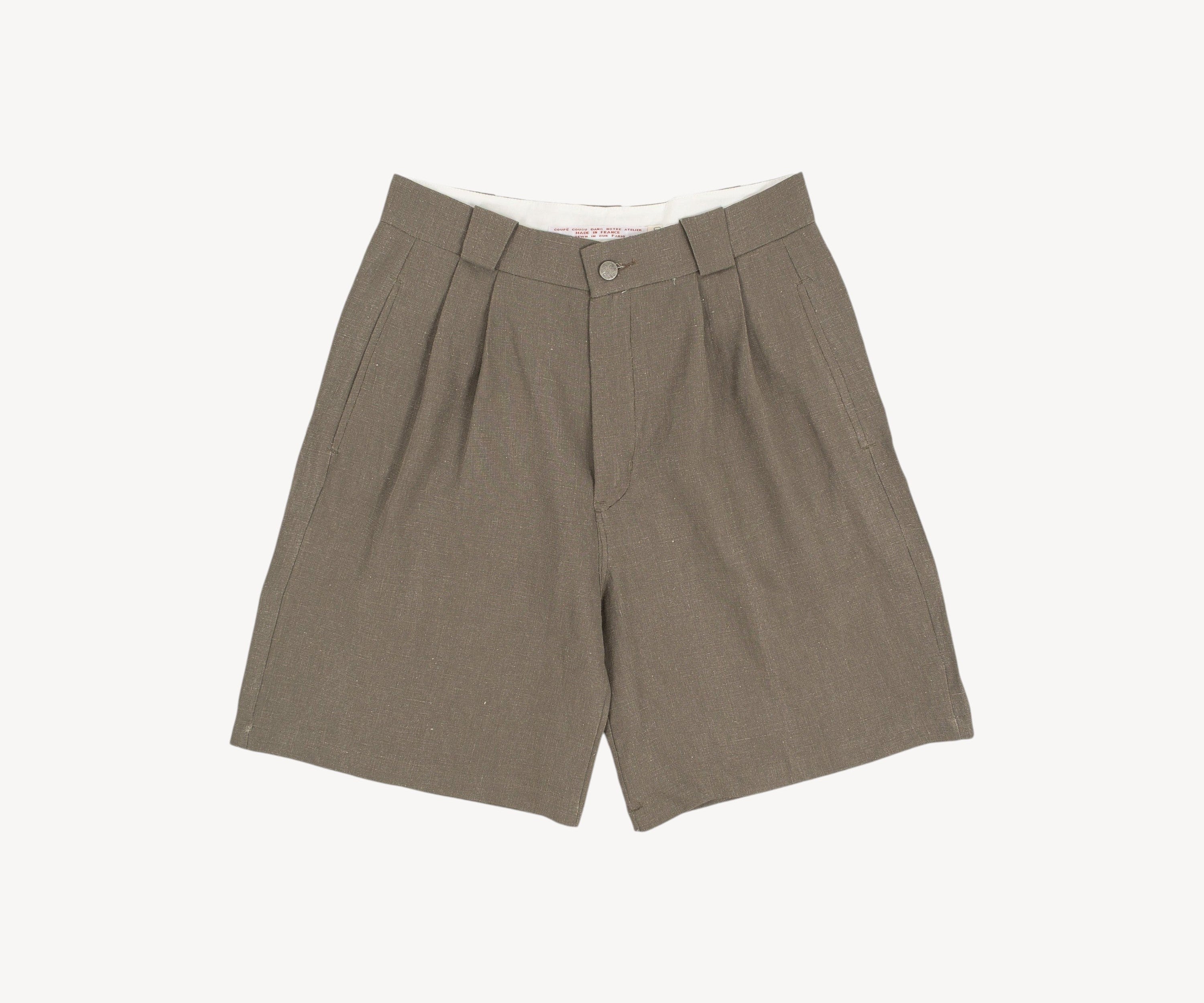 SHORT À DOUBLE PLI REWORK® Taille US 28 / FR 38 / GRIS - BRUT Clothing