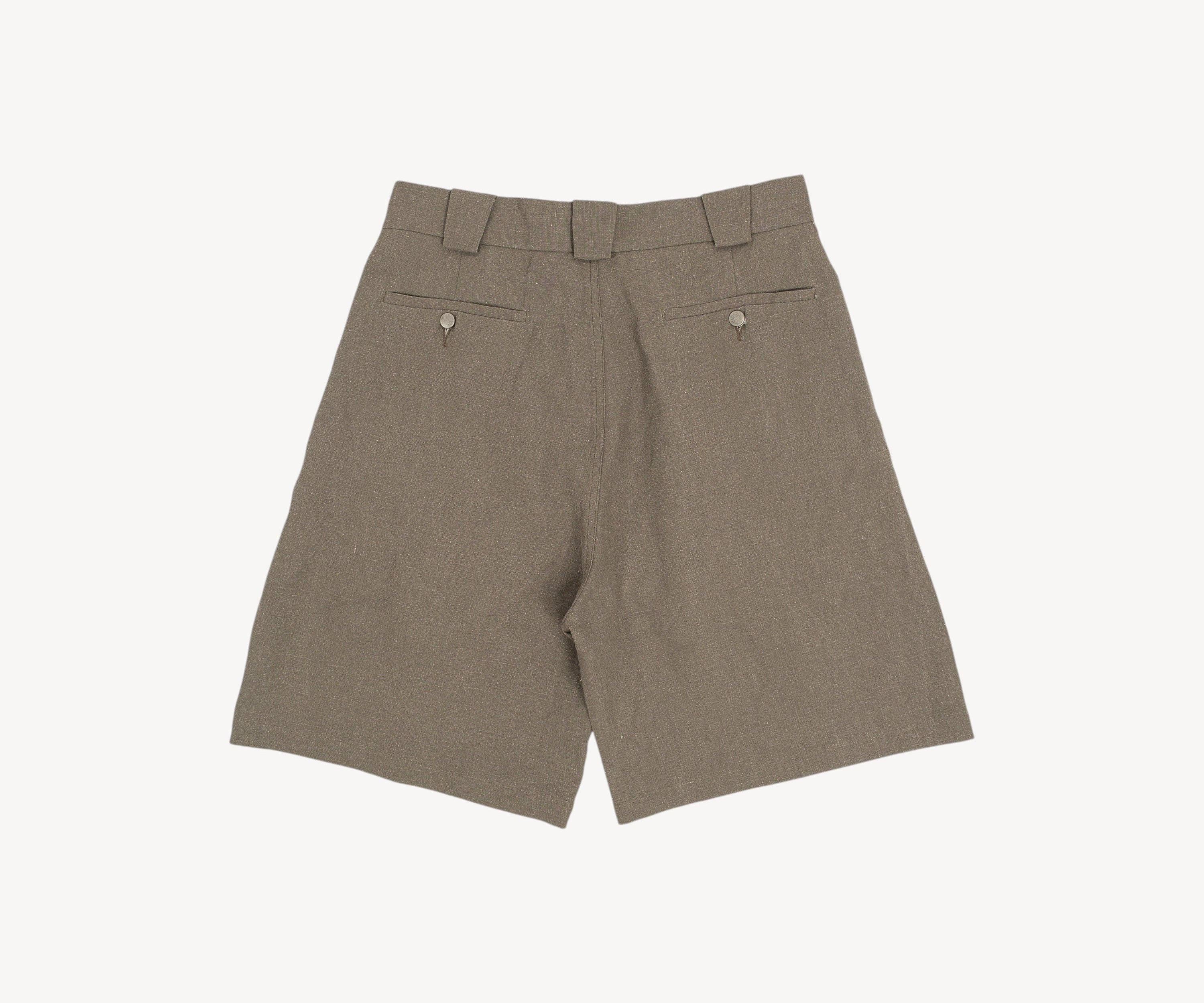 SHORT À DOUBLE PLI REWORK® Taille US 28 / FR 38 / GRIS - BRUT Clothing