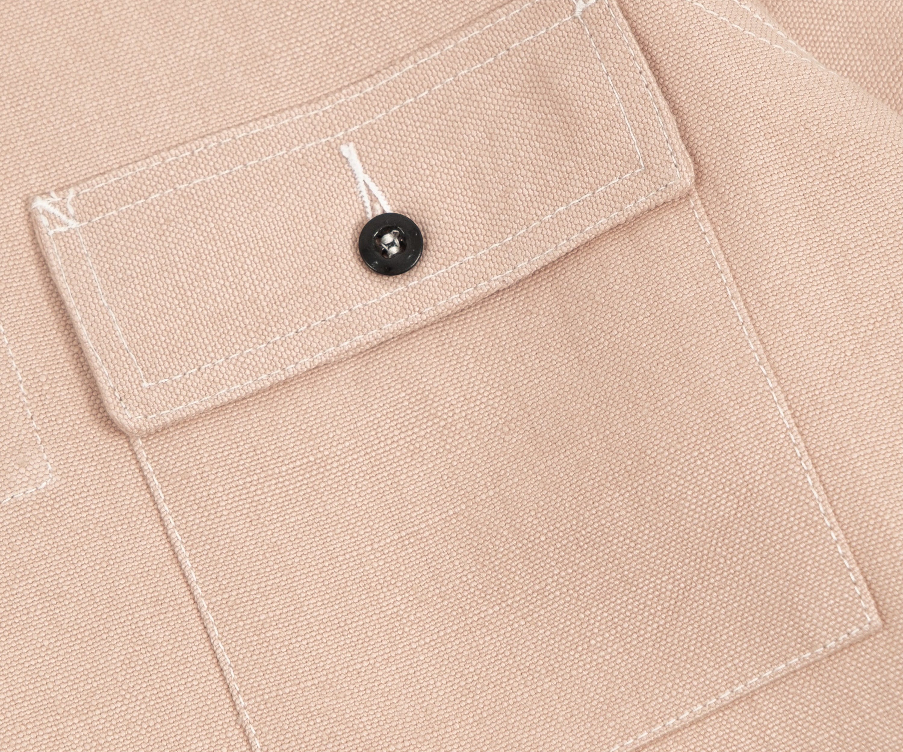 REWORK® FISHERMAN SHIRT SMALL / ROSE PÂLE - BRUT Clothing