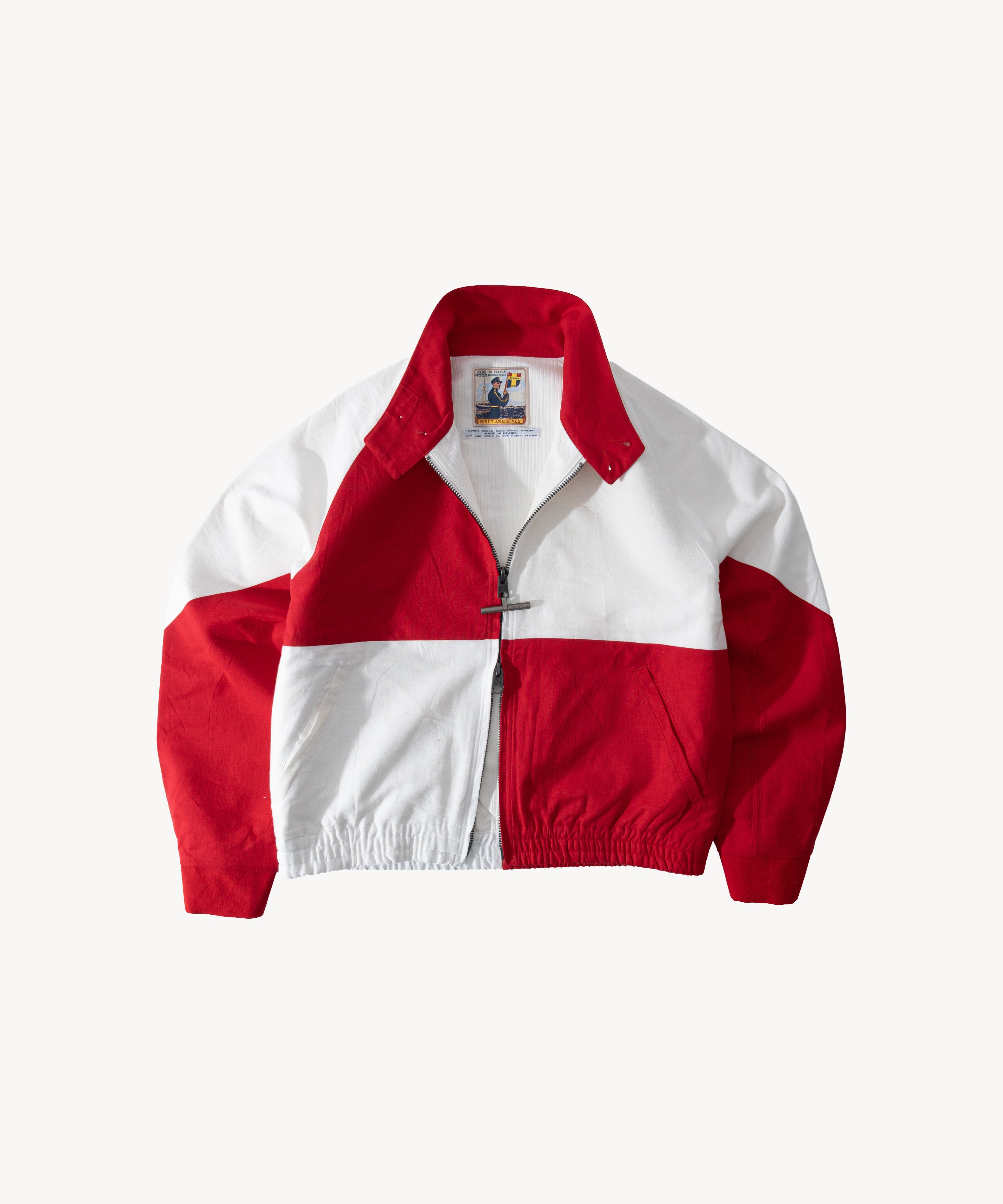 REWORK® FLAG JACKET - RED / WHITE | BRUT PARIS 03 | Worldwide shipping ...