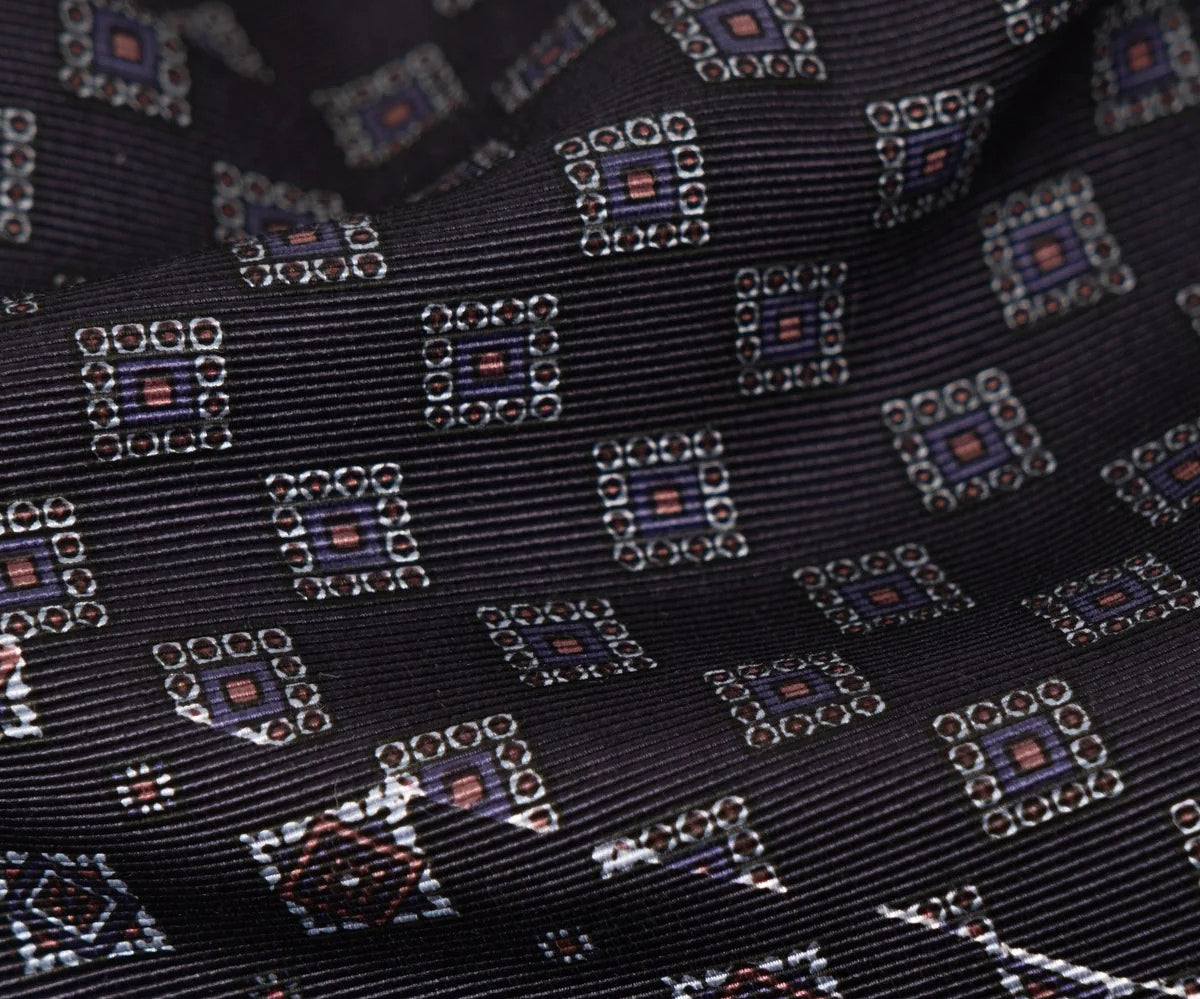REWORK® TIE SHIRT - N° 002 Shirts SMALL / NAVY - BRUT Clothing