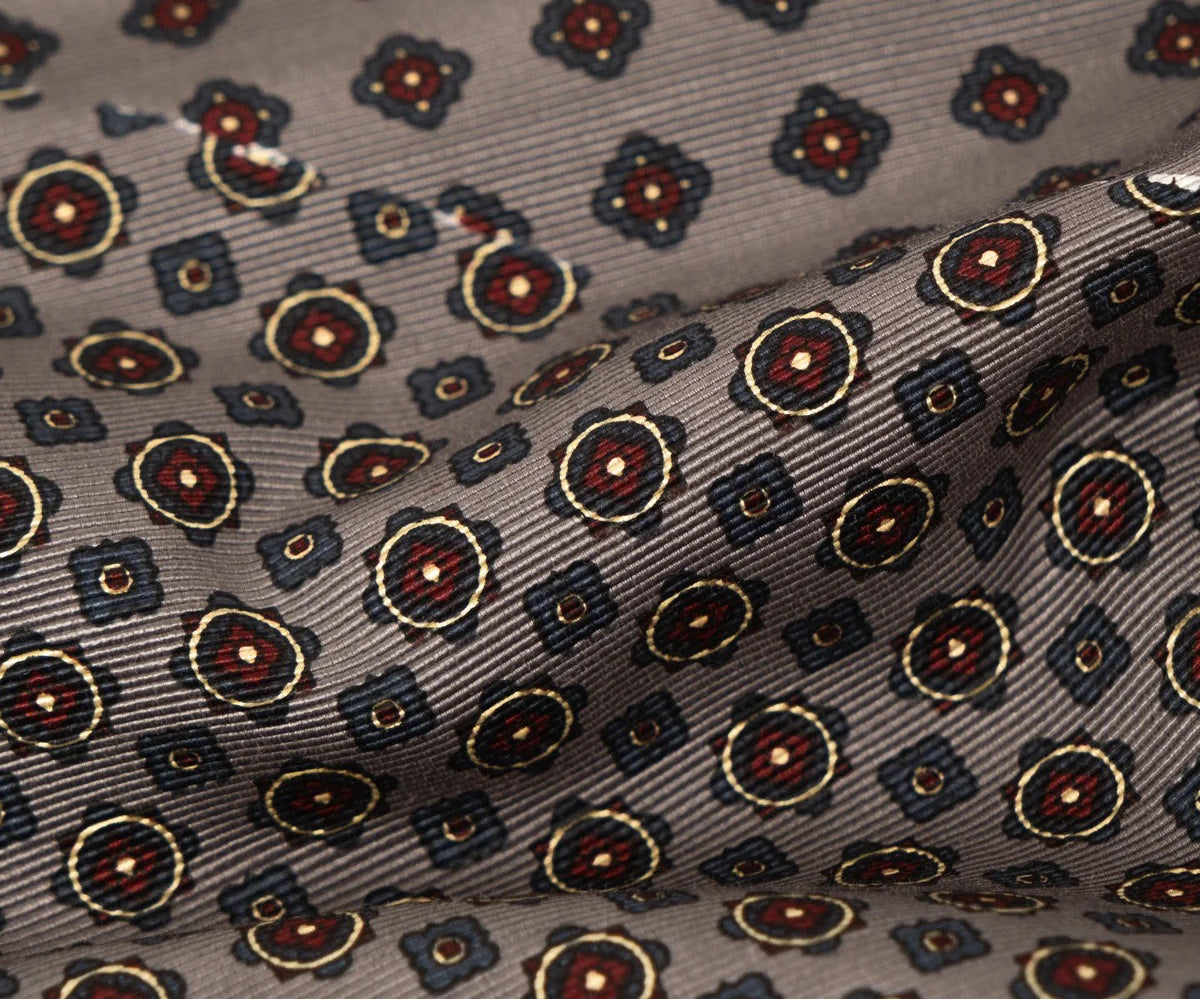 REWORK® TIE SHIRT - N° 004 Shirts SMALL / GREY - BRUT Clothing