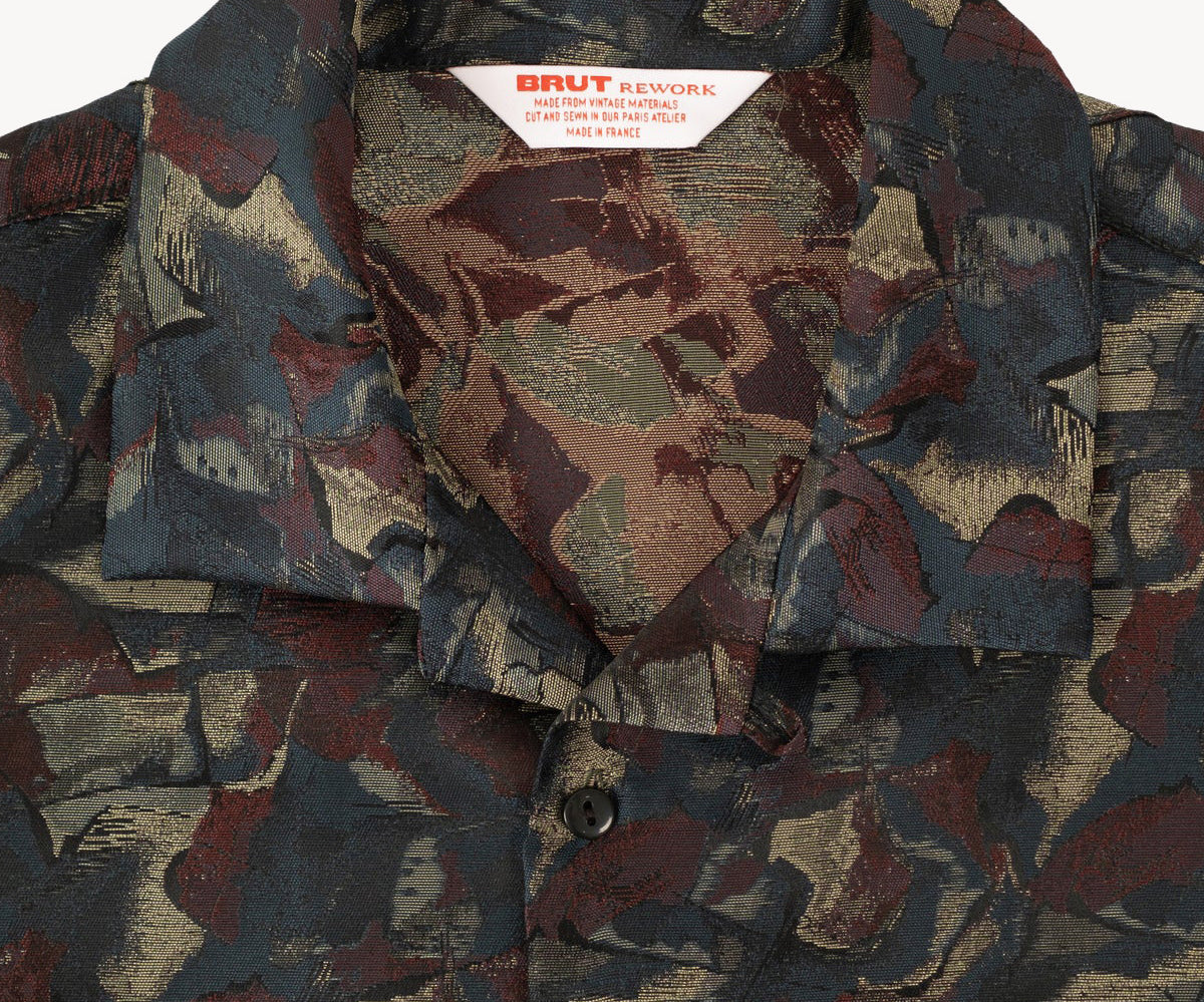 REWORK® TIE SHIRT - N° 009 Shirts SMALL / BLACK - BRUT Clothing