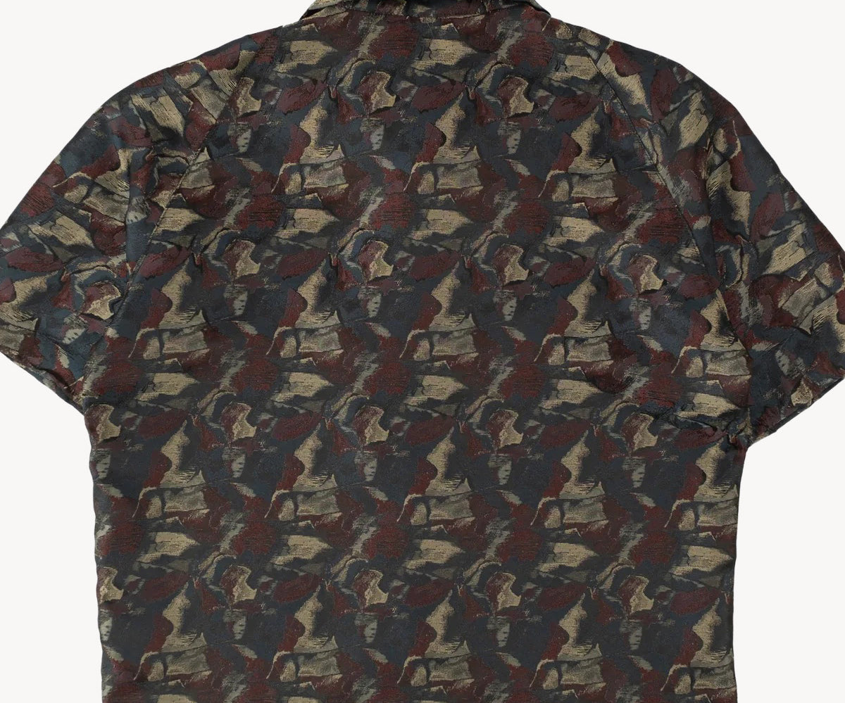 REWORK® TIE SHIRT - N° 009 Shirts SMALL / BLACK - BRUT Clothing