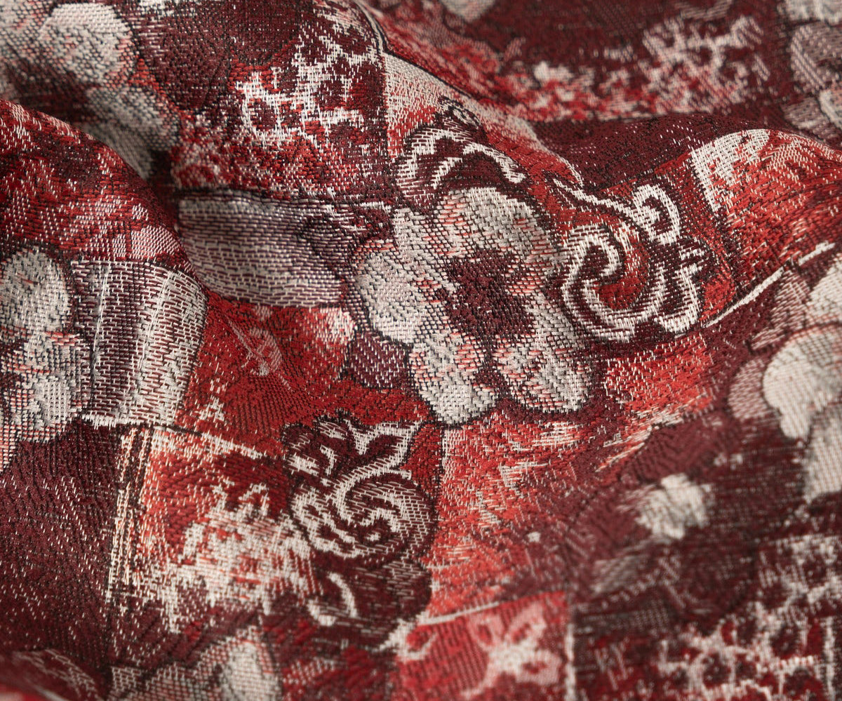REWORK® TIE SHIRT - N° 012 Shirts SMALL / RED - BRUT Clothing