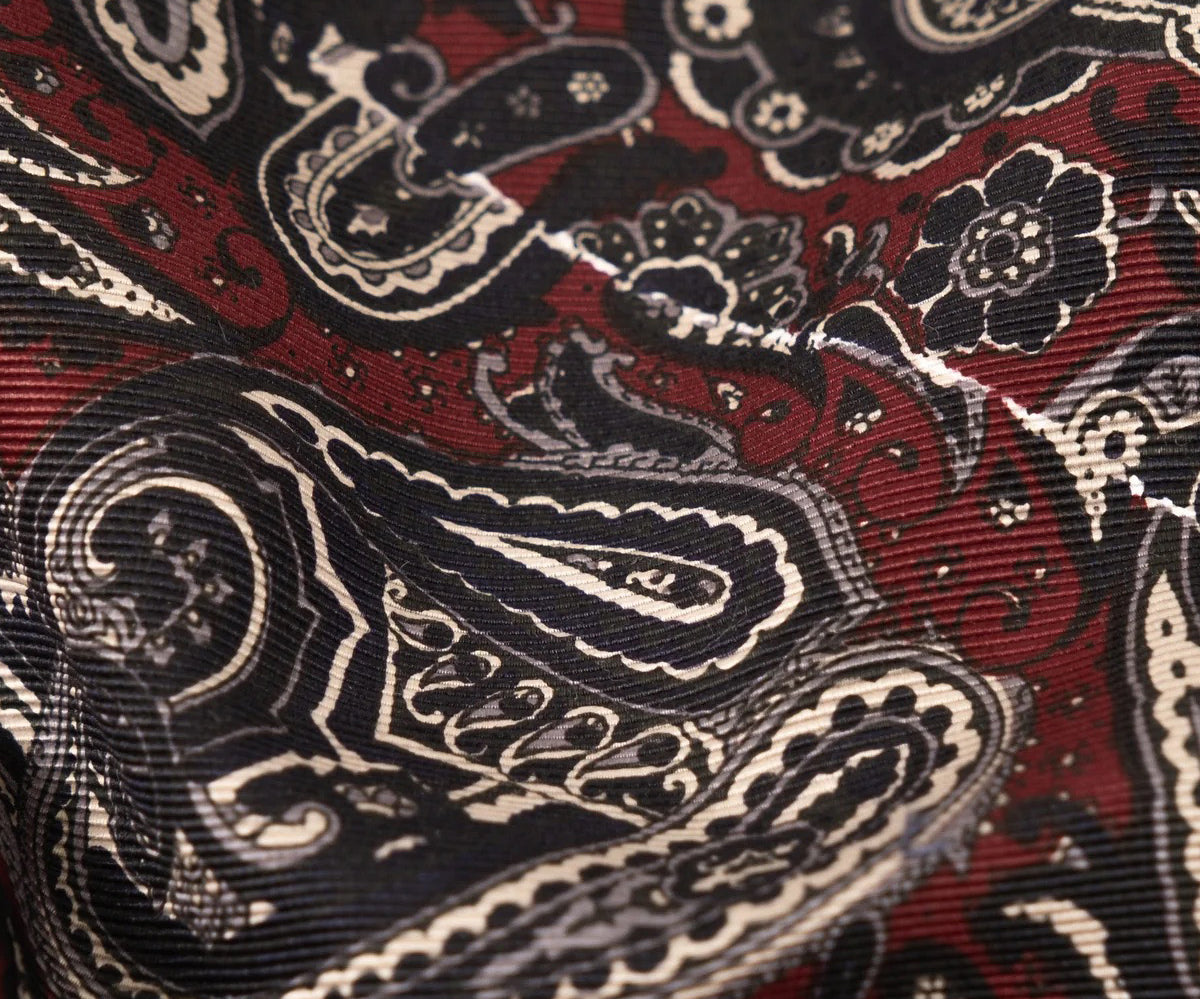 REWORK® TIE SHIRT - N° 021 Shirts SMALL / RED - BRUT Clothing