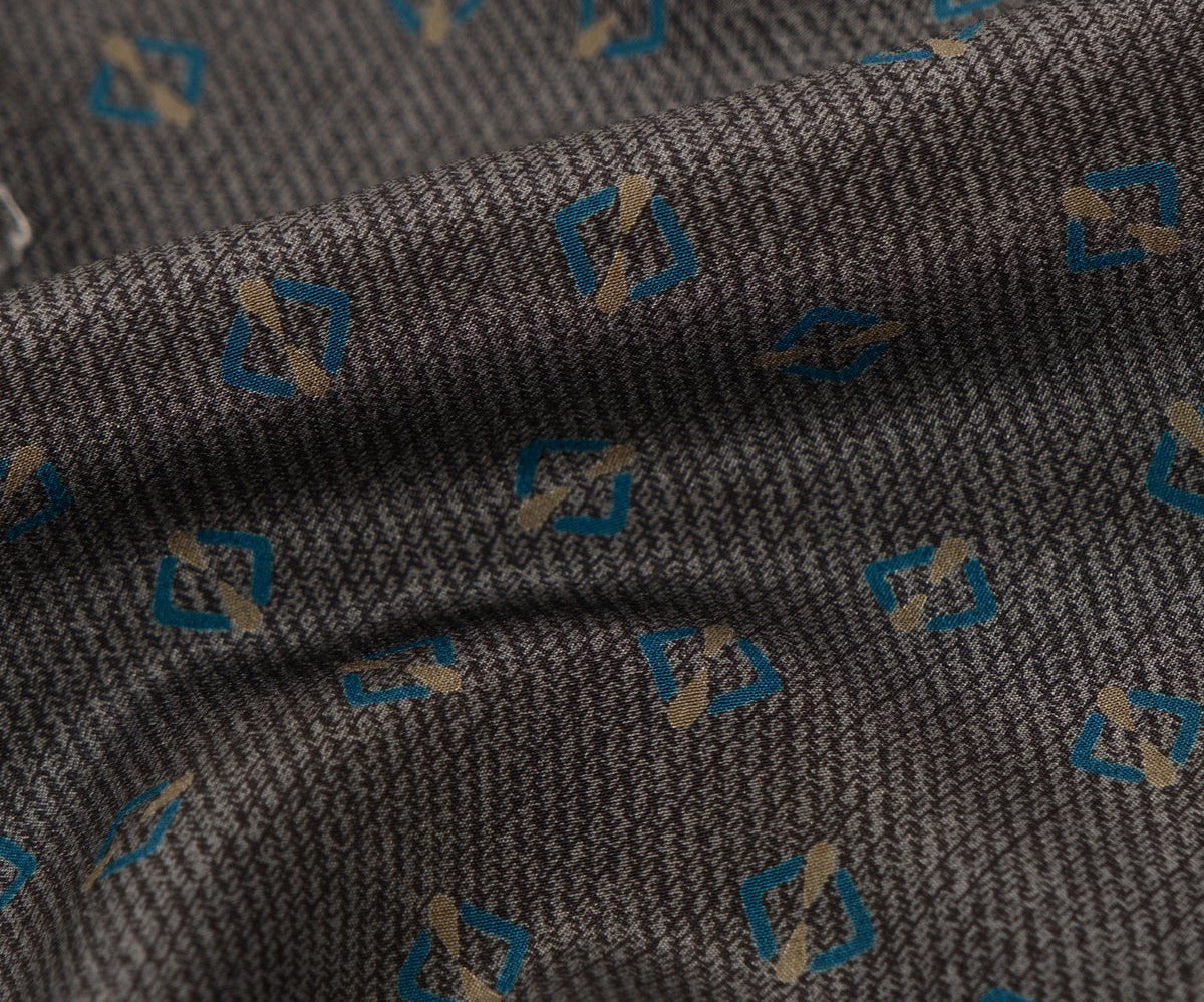REWORK® TIE SHIRT - N° 030 Shirts SMALL / BLACK - BRUT Clothing