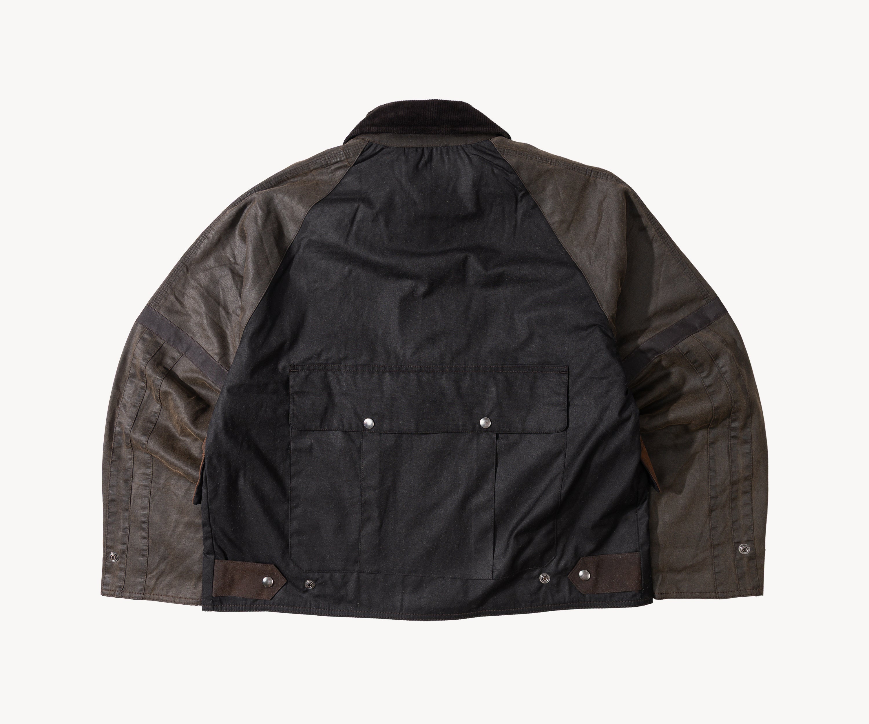 REWORK® TACTICAL WAX JACKET - N° 009 Manteaux et vestes TAILLE MEDIUM / MARRON - BRUT Clothing
