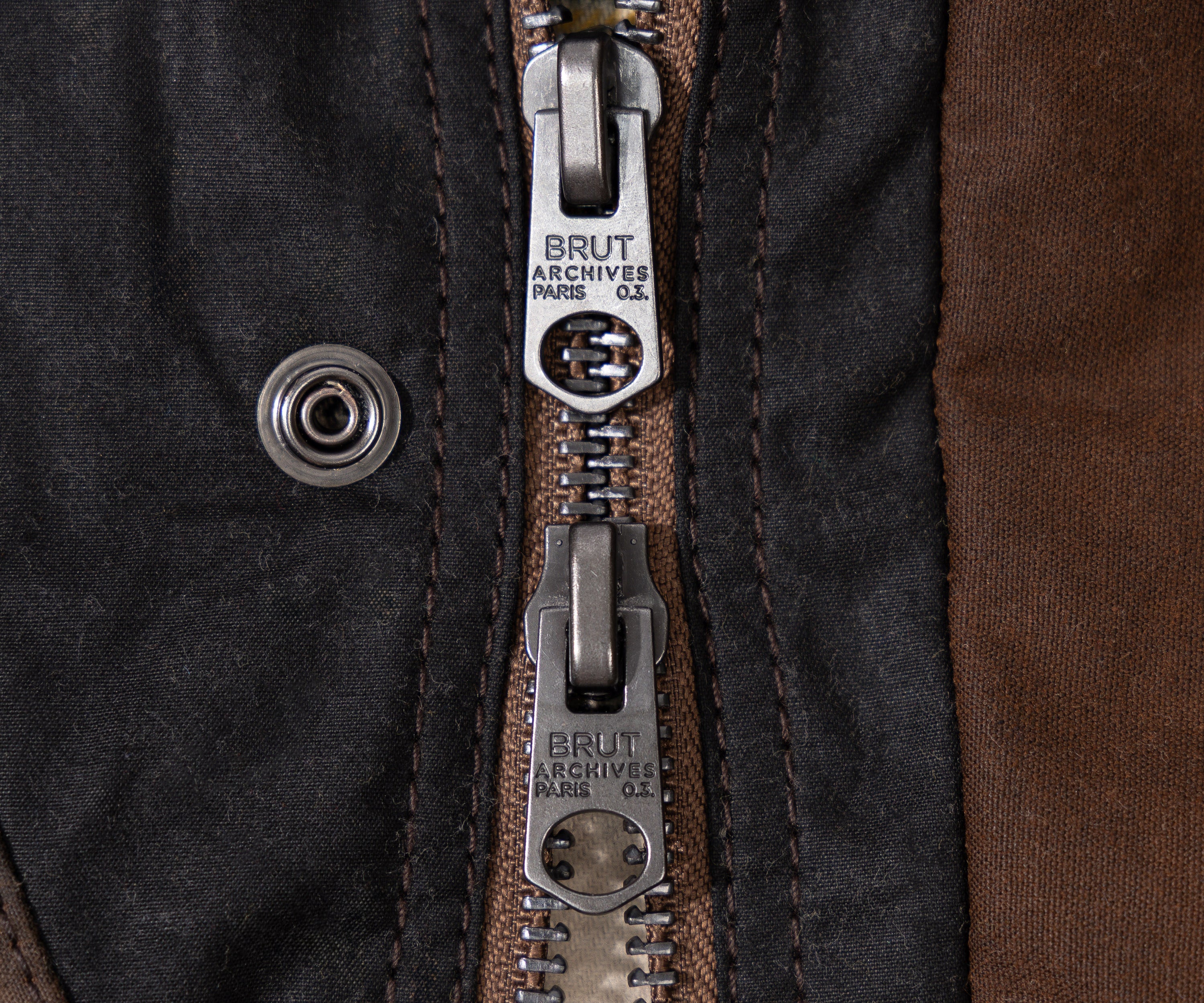 REWORK® TACTICAL WAX JACKET - N° 010 Coats & Jackets MEDIUM / BROWN - BRUT Clothing