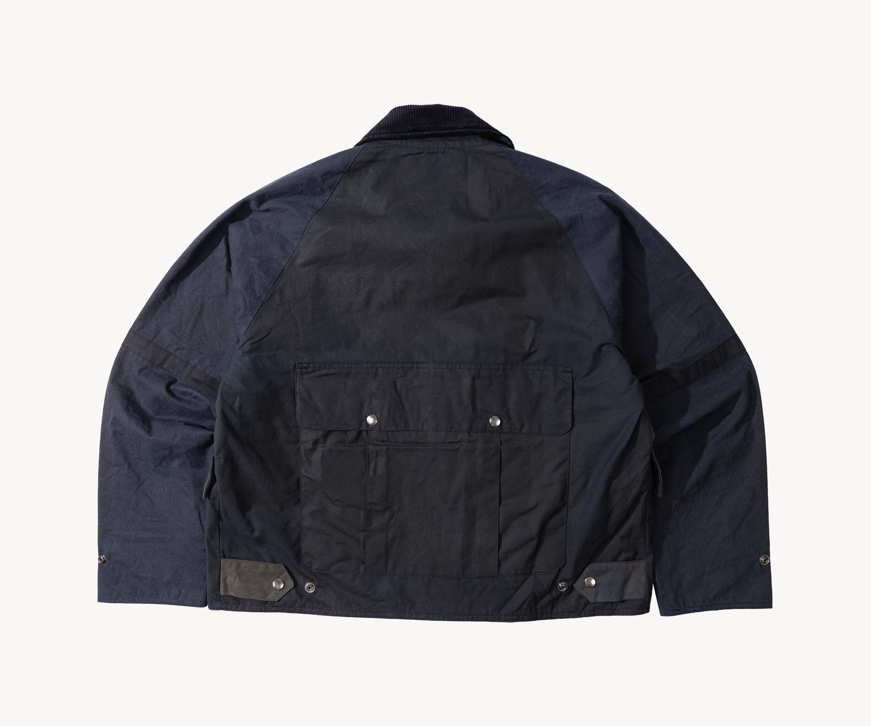 REWORK® TACTICAL WAX JACKET - N° 007 Manteaux et vestes MEDIUM / BLEU - BRUT Clothing