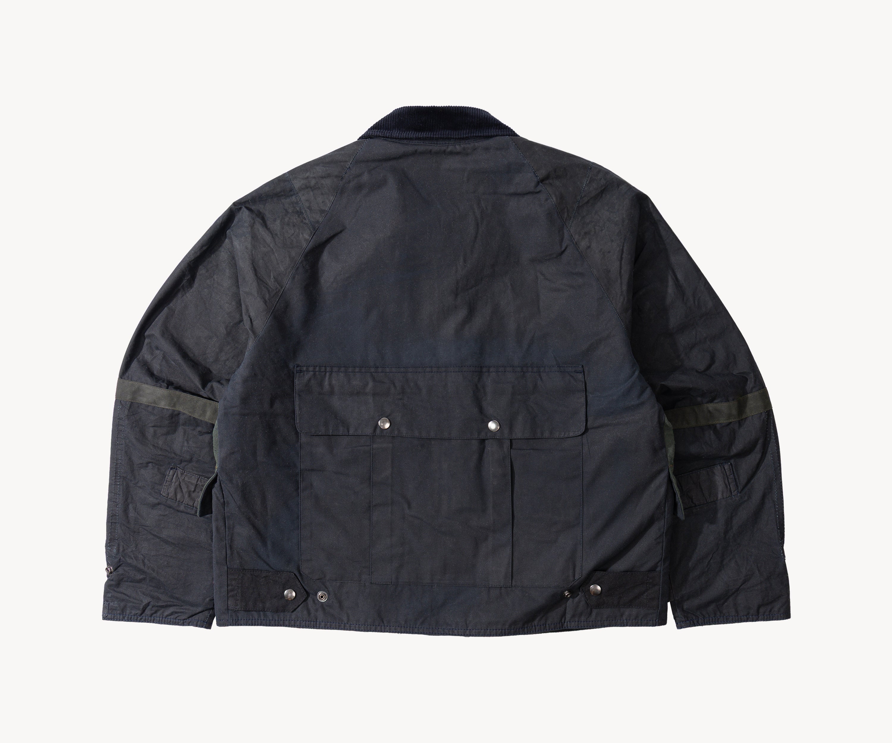 REWORK® TACTICAL WAX JACKET - N° 002 Coats & Jackets SMALL / BLUE - BRUT Clothing