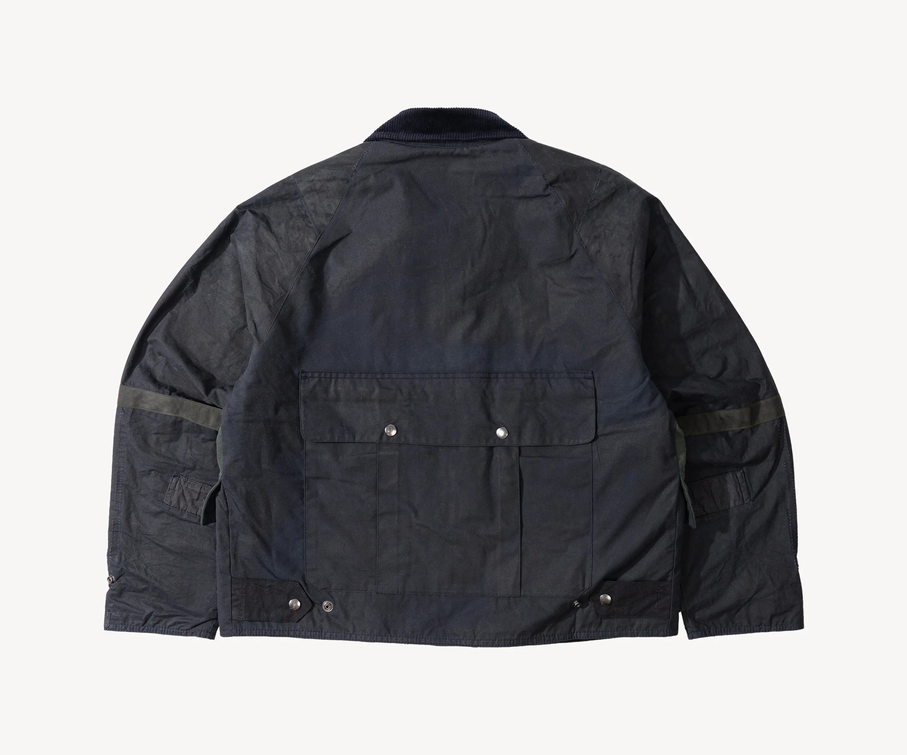 REWORK® TACTICAL WAX JACKET - N° 002 Coats & Jackets SMALL / BLUE - BRUT Clothing