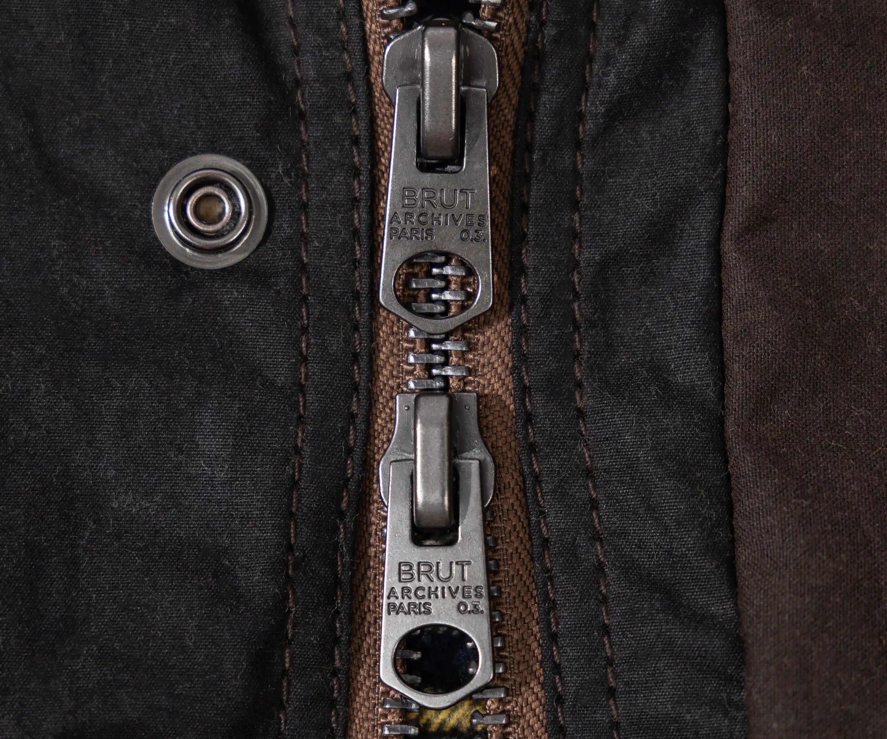 REWORK® TACTICAL WAX JACKET - N° 003 Coats & Jackets SMALL / BROWN - BRUT Clothing