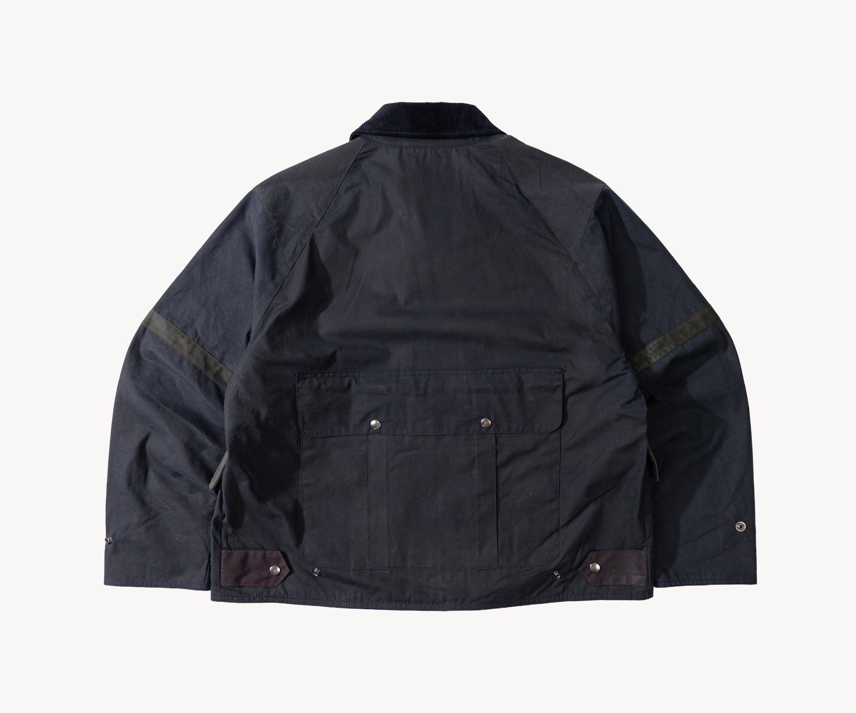 REWORK® TACTICAL WAX JACKET - N° 014 Coats & Jackets LARGE / BLUE - BRUT Clothing