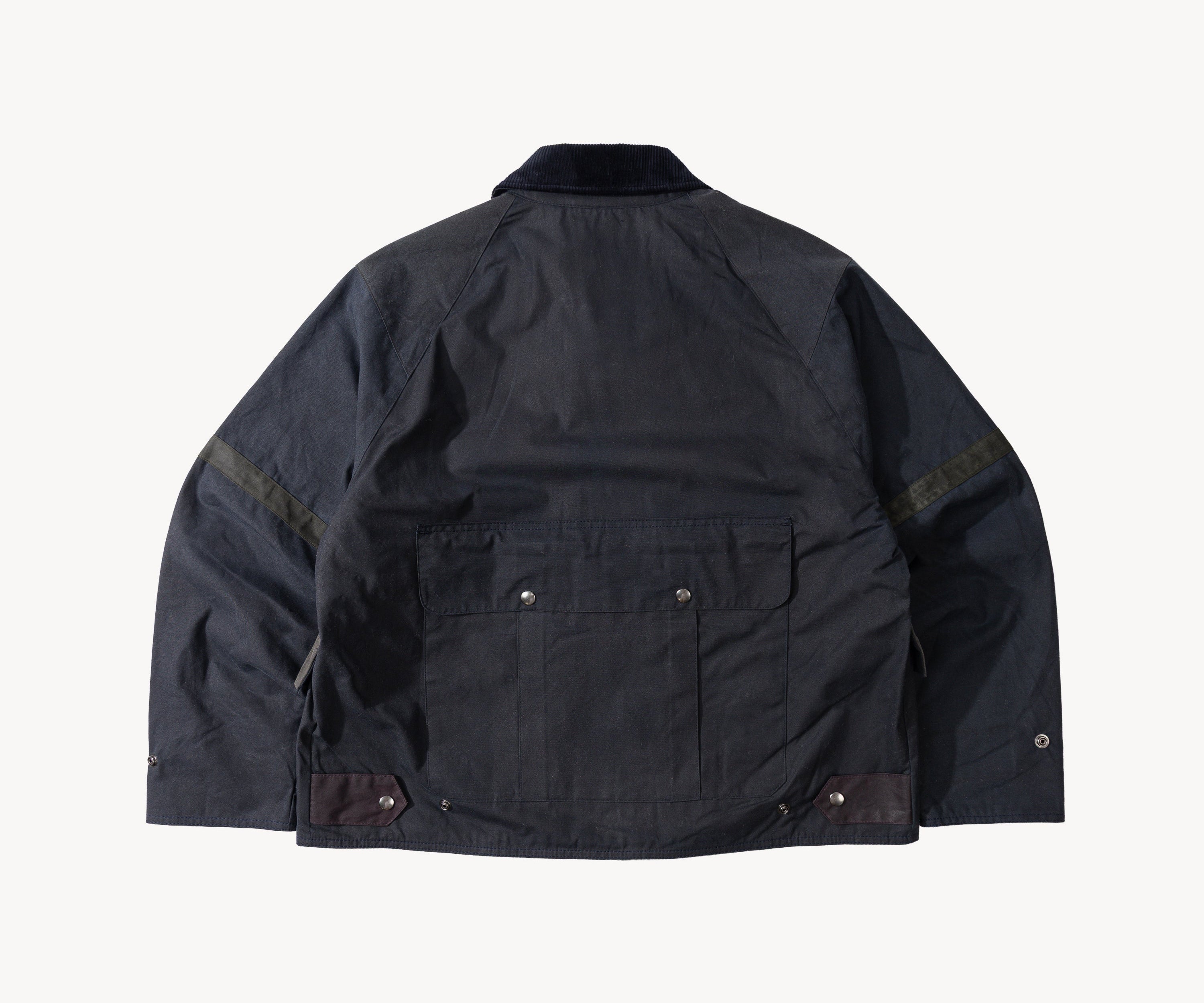 REWORK® TACTICAL WAX JACKET - N° 014 Coats & Jackets LARGE / BLUE - BRUT Clothing