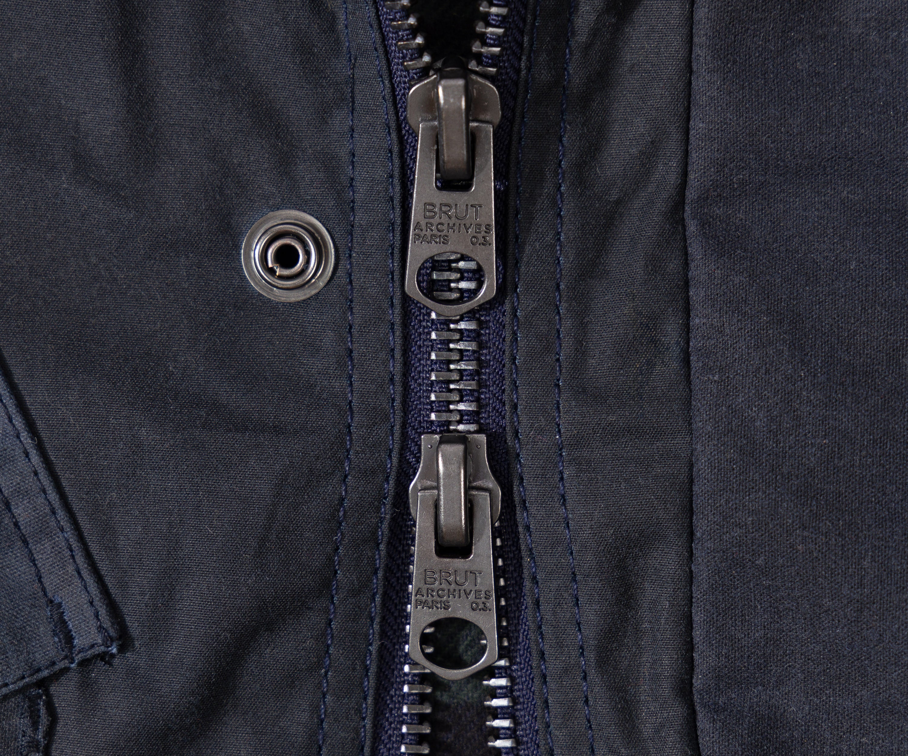 REWORK® TACTICAL WAX JACKET - N° 015 Coats & Jackets LARGE / BLUE - BRUT Clothing