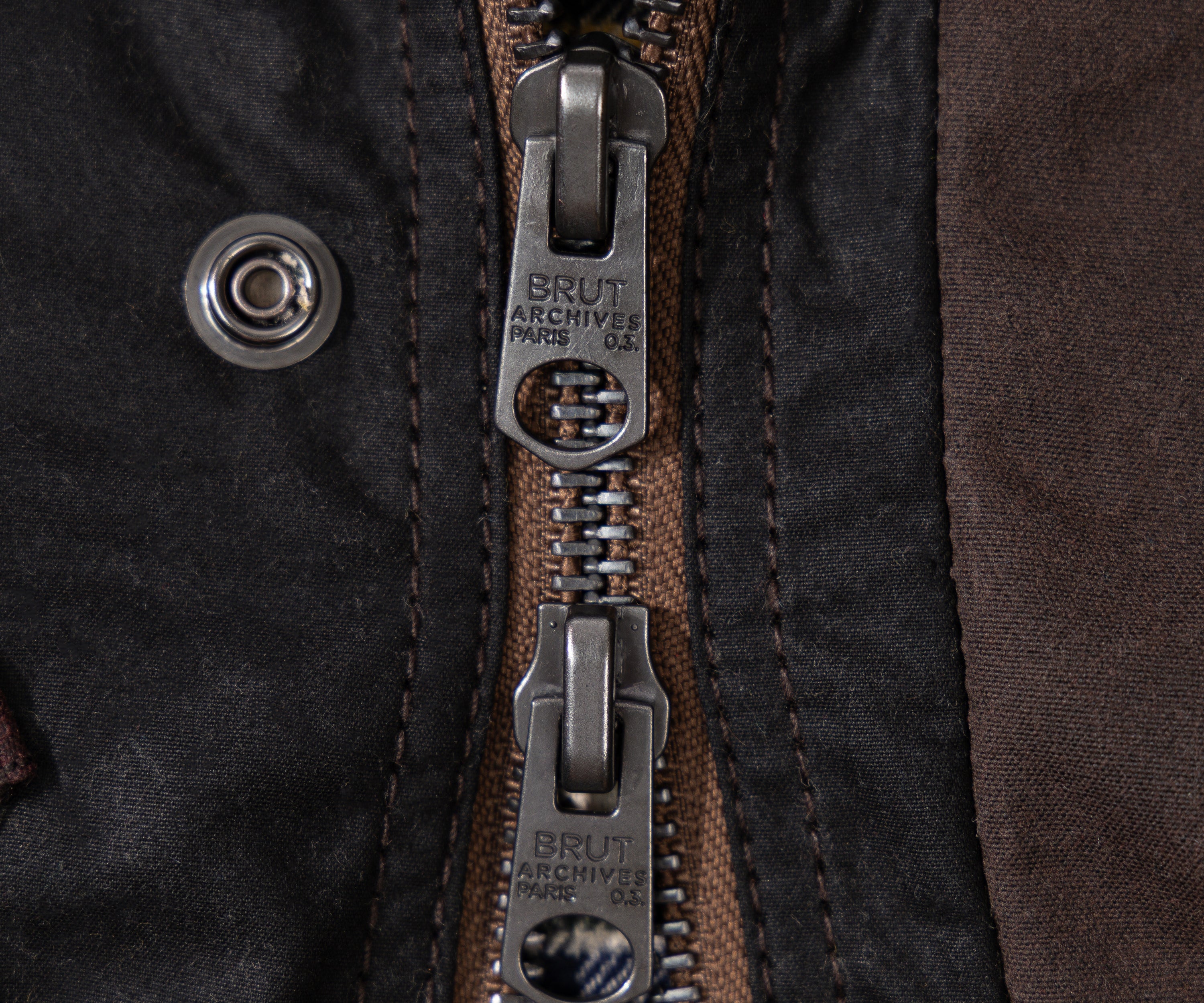 REWORK® TACTICAL WAX JACKET - N° 021 Coats & Jackets LARGE / BROWN - BRUT Clothing