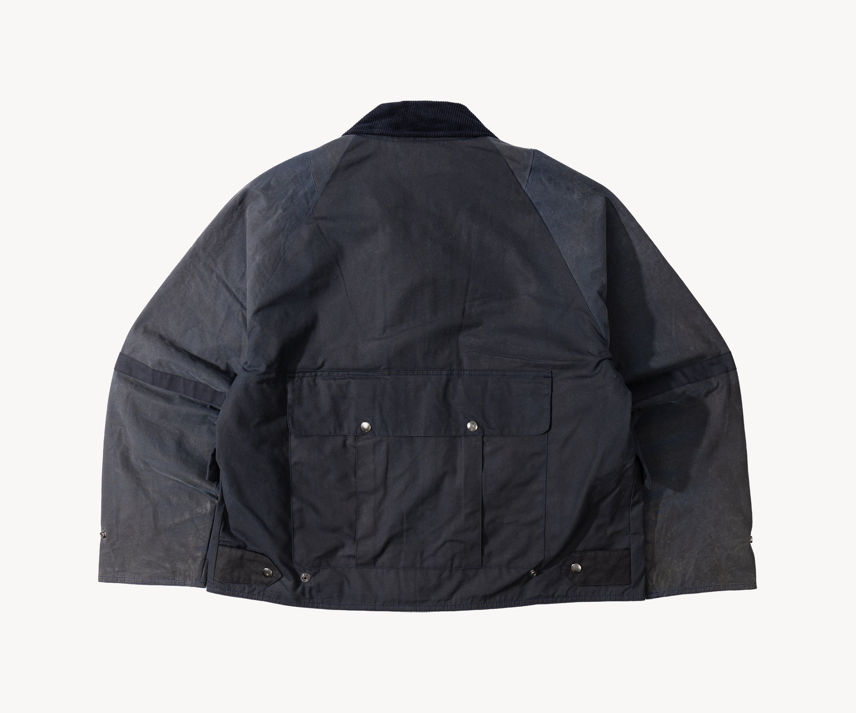 REWORK® TACTICAL WAX JACKET - N° 015 Coats & Jackets LARGE / BLUE - BRUT Clothing