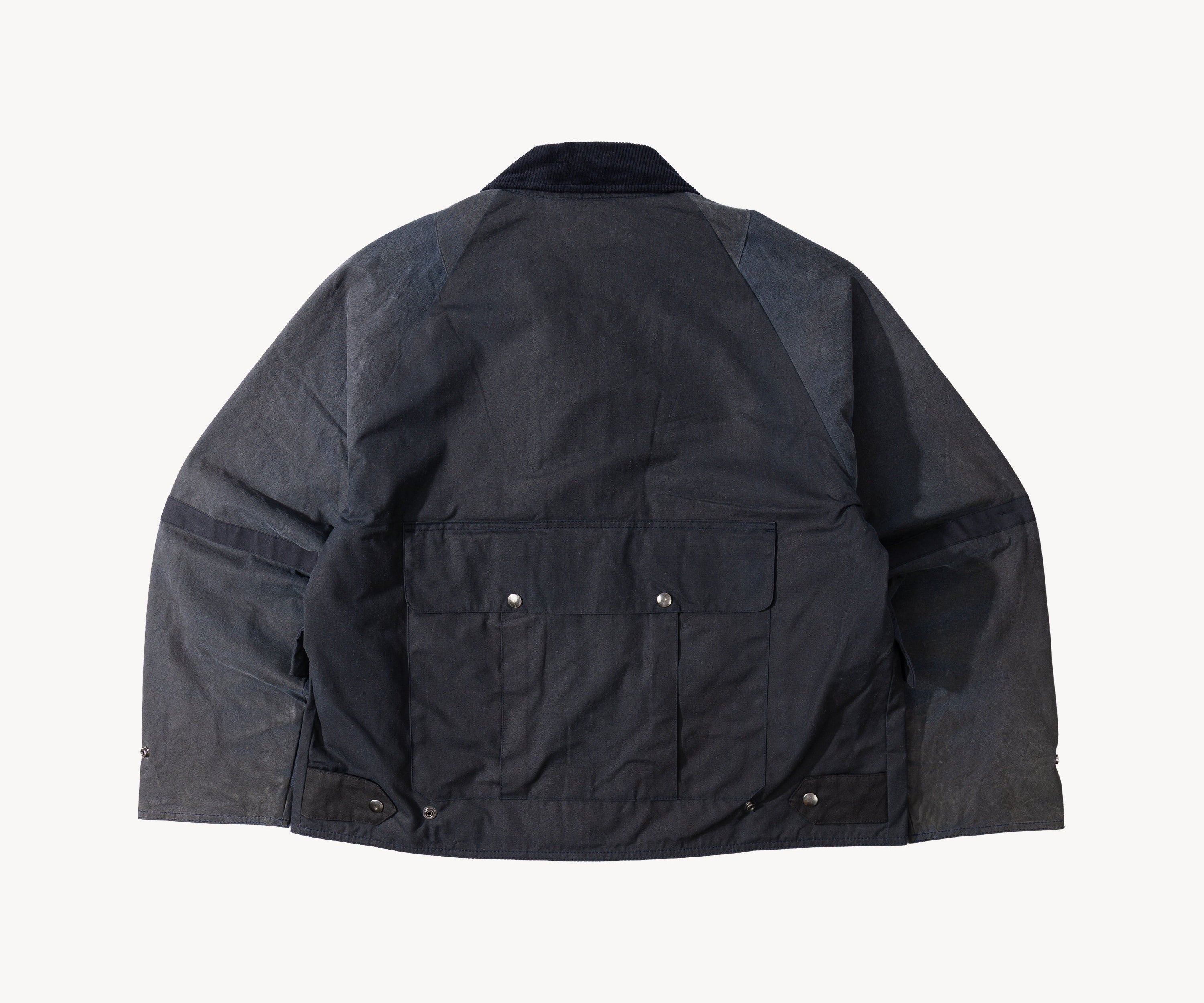 REWORK® TACTICAL WAX JACKET - N° 015 Coats & Jackets LARGE / BLUE - BRUT Clothing