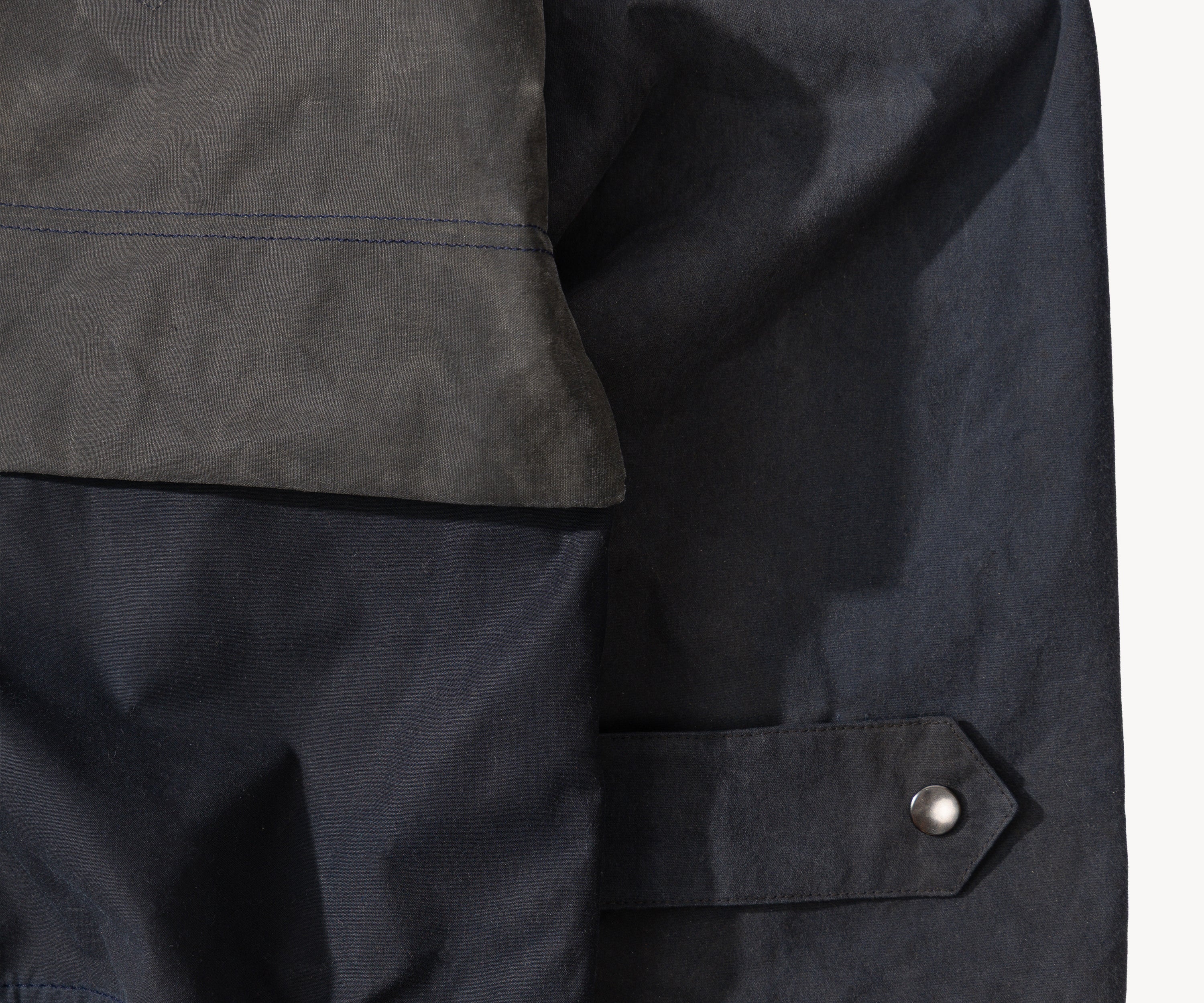 REWORK® TACTICAL WAX JACKET - N° 016 Coats & Jackets LARGE / BLUE - BRUT Clothing
