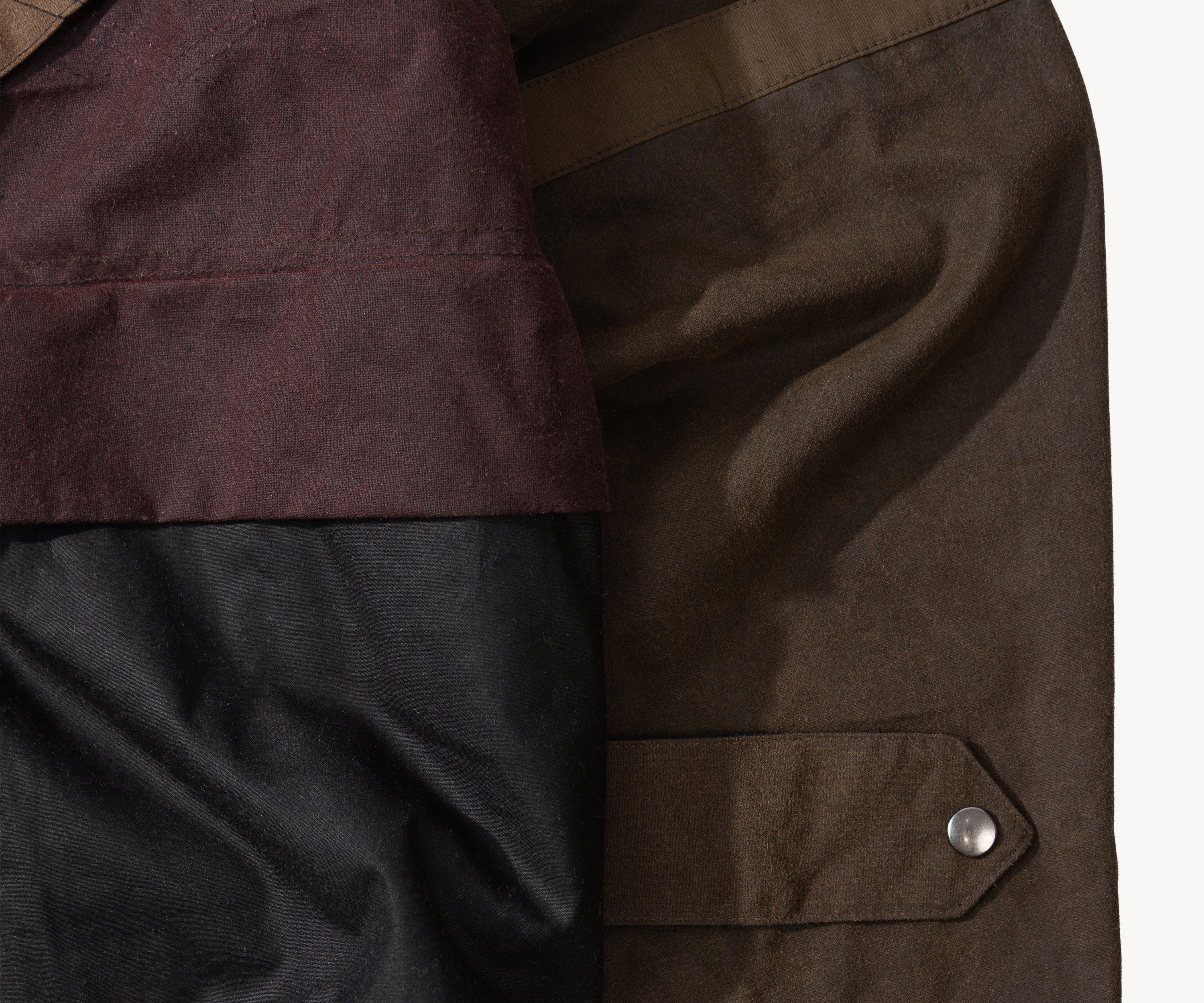 REWORK® TACTICAL WAX JACKET - N° 022 Coats & Jackets LARGE / BROWN - BRUT Clothing