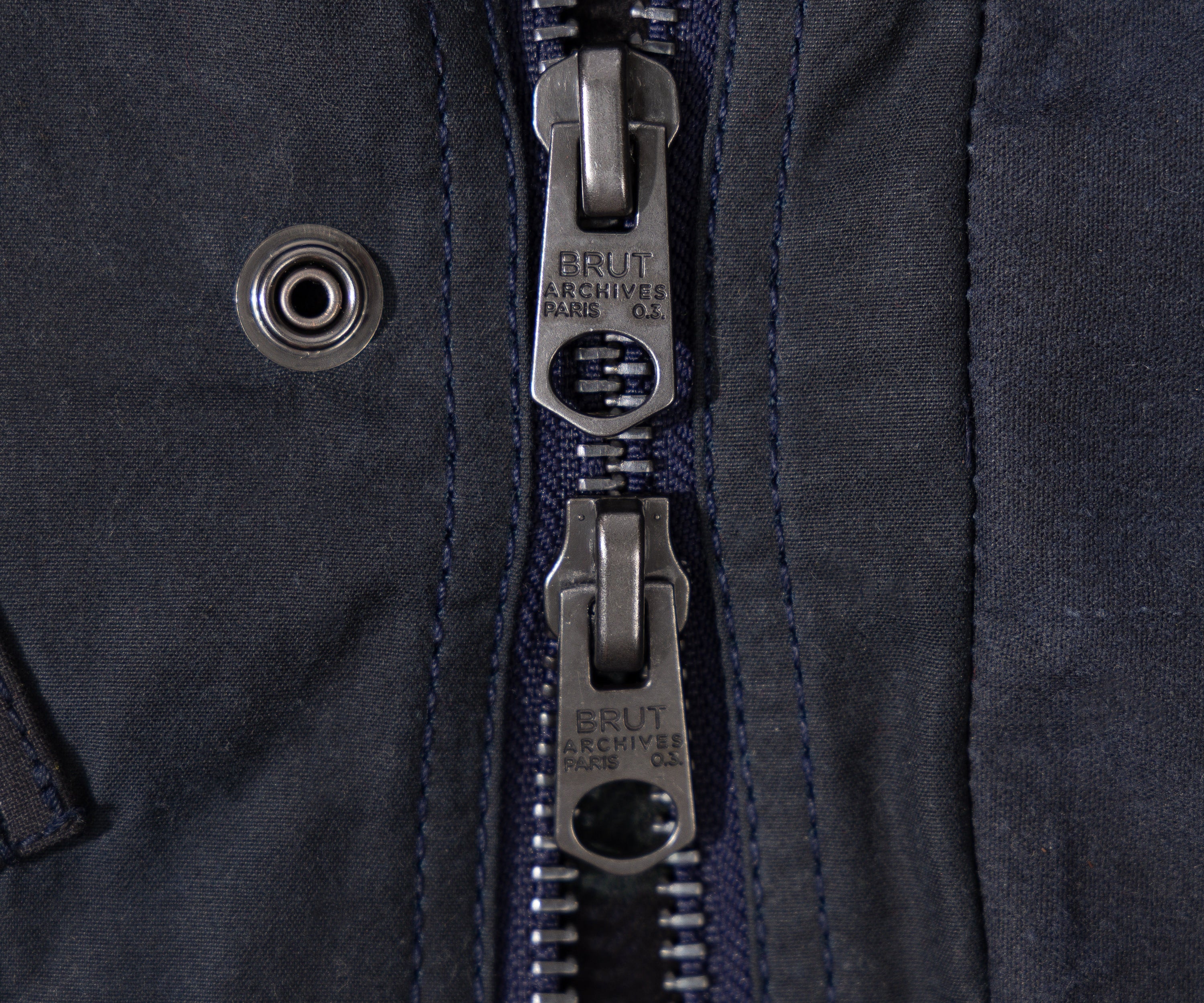 REWORK® TACTICAL WAX JACKET - N° 016 Coats & Jackets LARGE / BLUE - BRUT Clothing